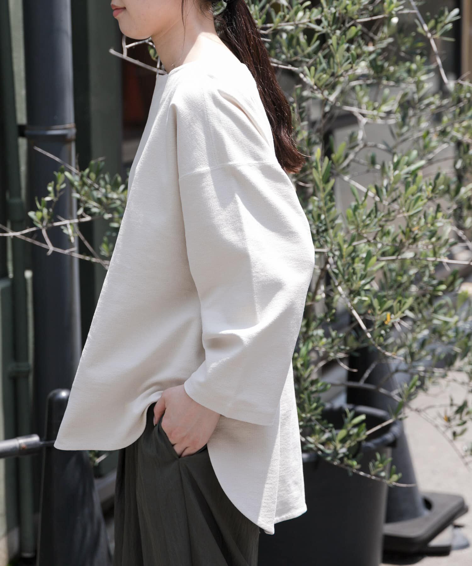 URBAN RESEARCH DOORS「FORK&SPOON　ジャガードプルオーバー」|Tシャツ・カットソー|