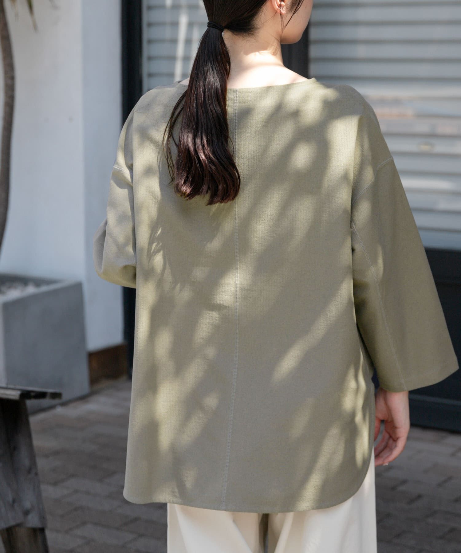 URBAN RESEARCH DOORS「FORK&SPOON　ジャガードプルオーバー」|Tシャツ・カットソー|