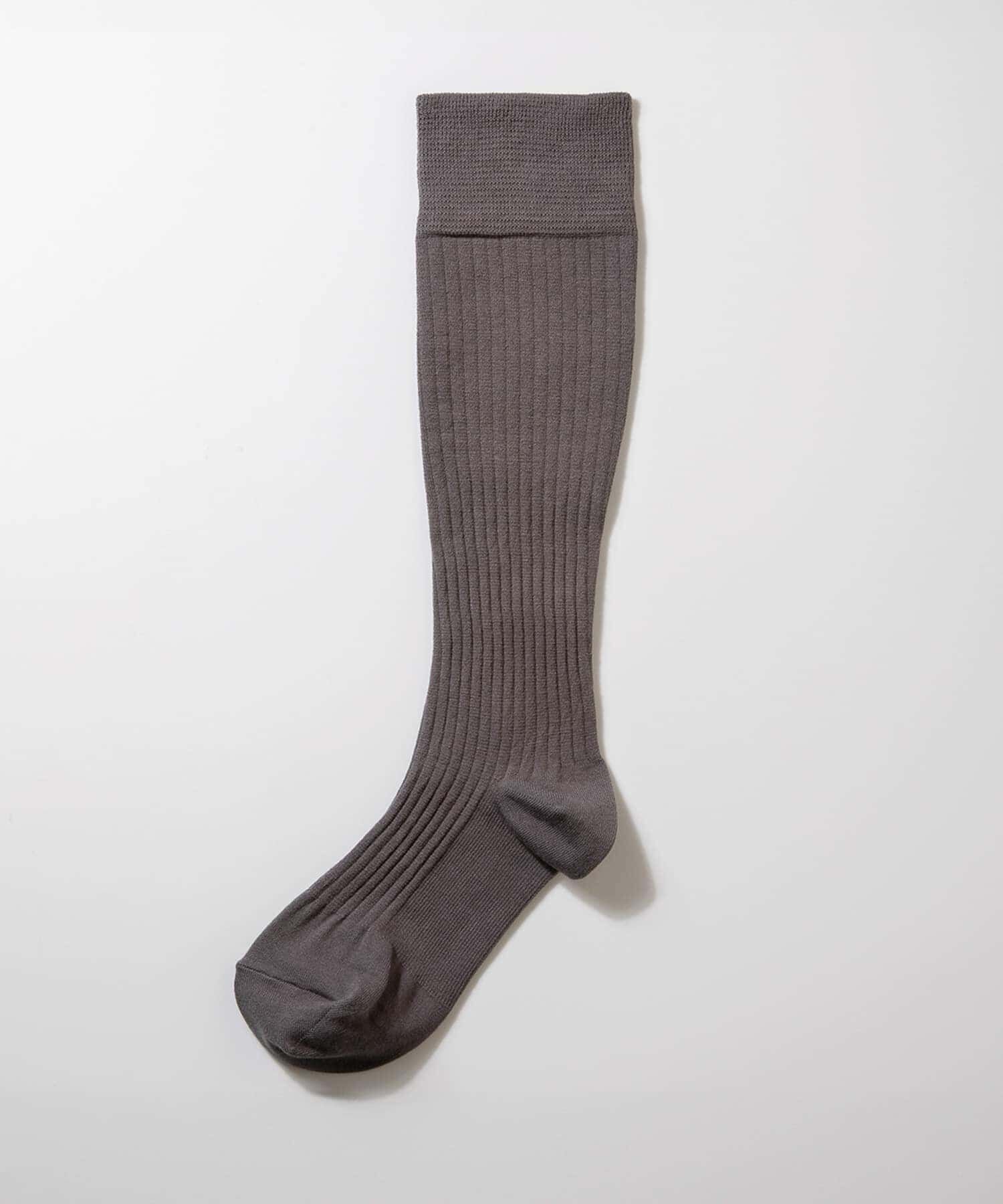 RODE SKO「『着圧』MAEE　コンプレッションリブソックス」|ソックス|グレー系その他