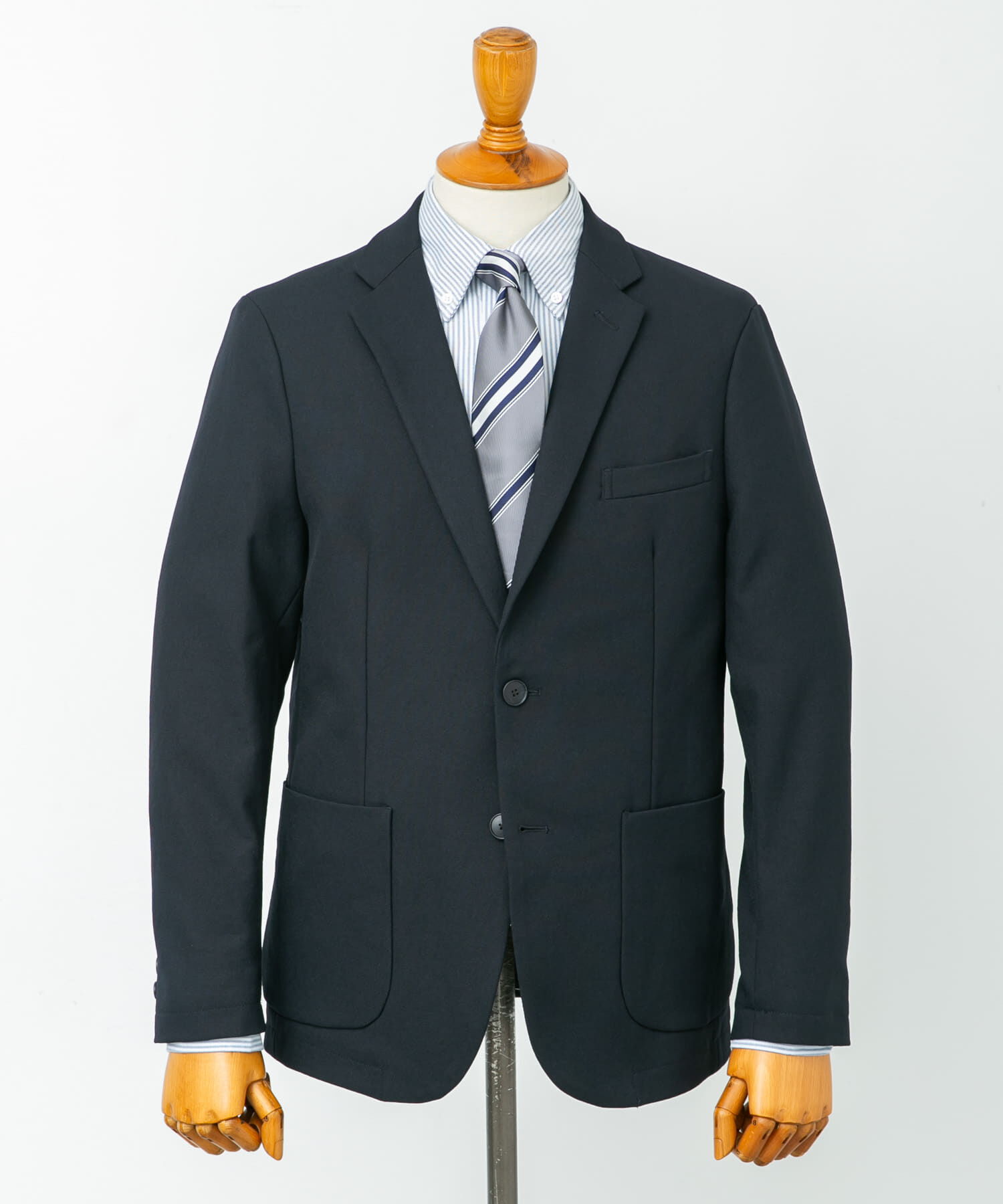 URBAN RESEARCH DOORS「LIFE STYLE TAILOR　マイクロバスケットストレッチジャケット」|その他|ネイビー