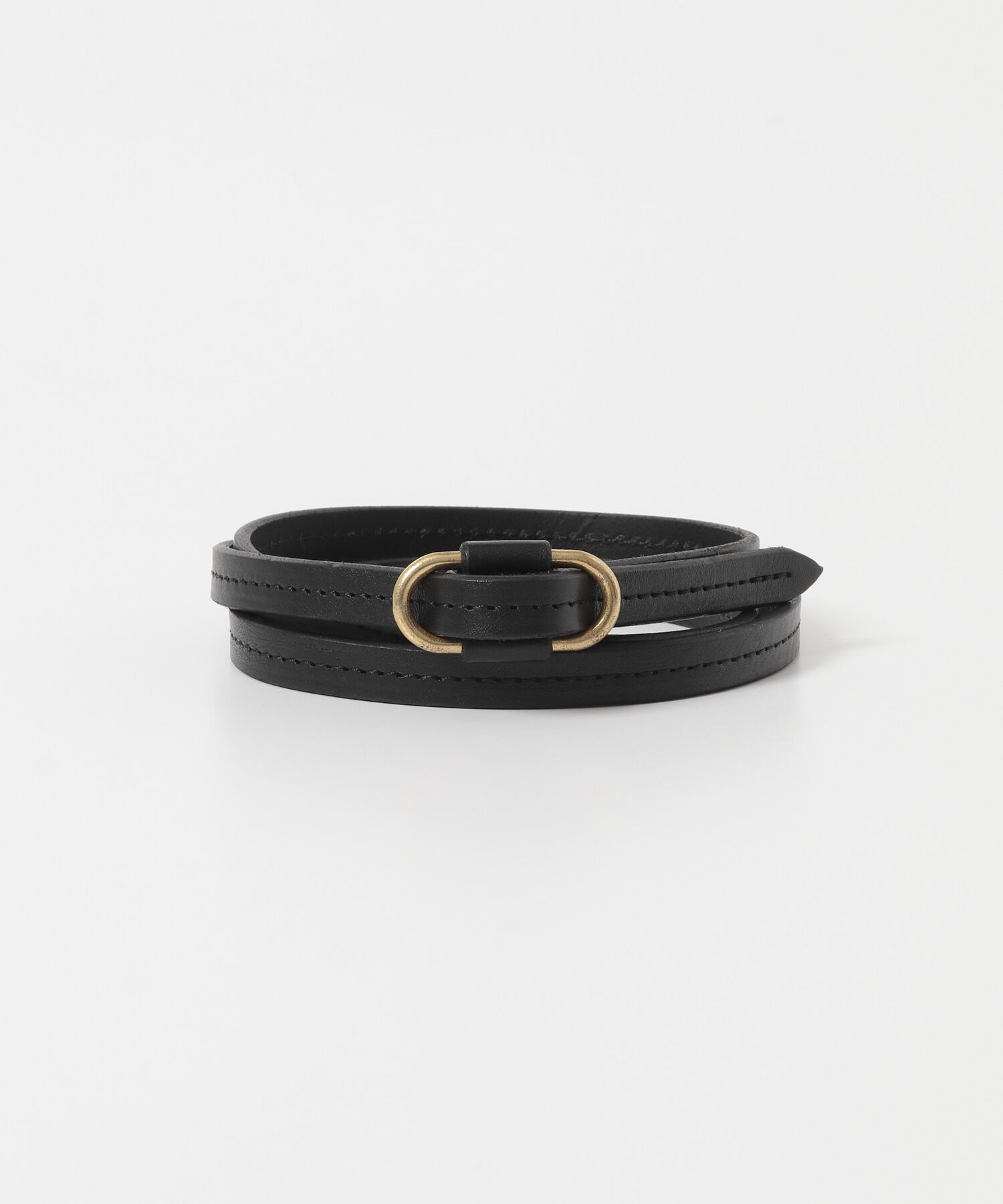 RODE SKO「atelier brugge　CENTER STITCH BELT」|ベルト|ブラック