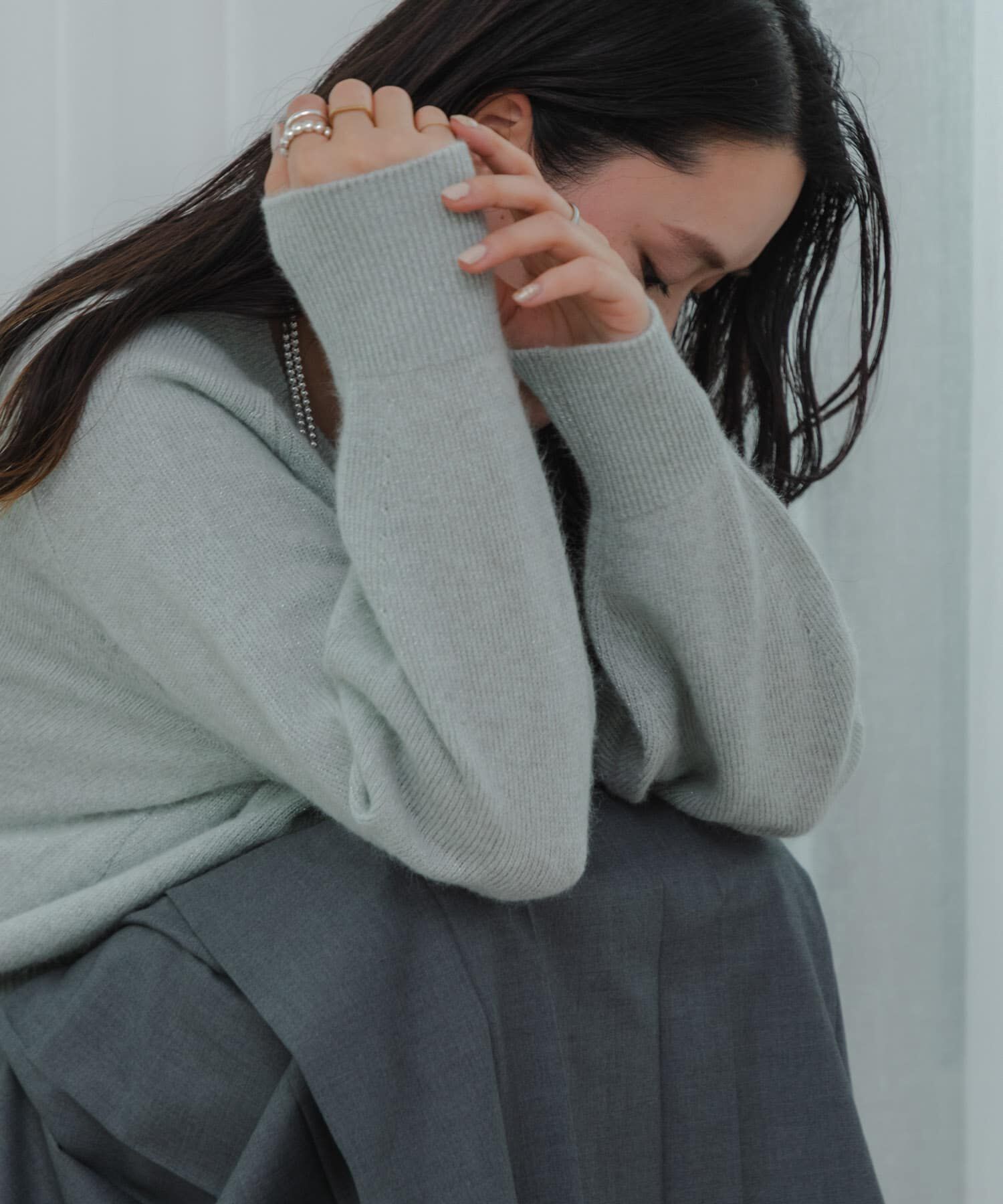 URBAN RESEARCH「FOX混ラメニット」|ニット・セーター|