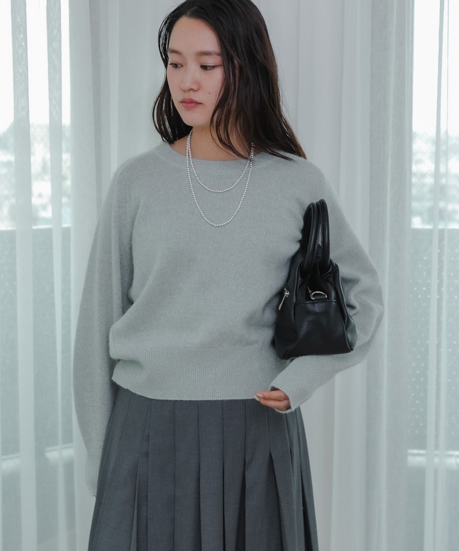 URBAN RESEARCH「FOX混ラメニット」|ニット・セーター|