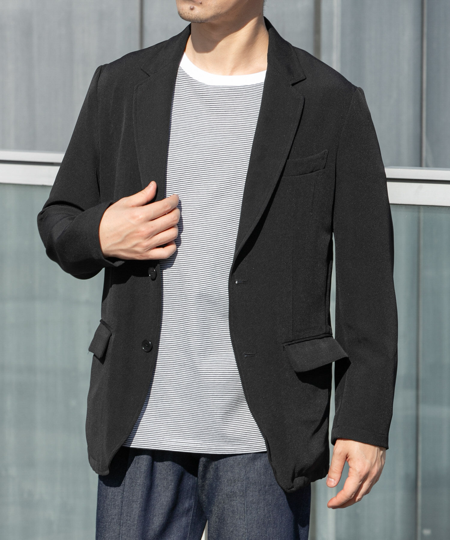 URBAN RESEARCH ROSSO「『イージーケア』ハイパフォーマンス快適ジャケット」|その他|ブラック