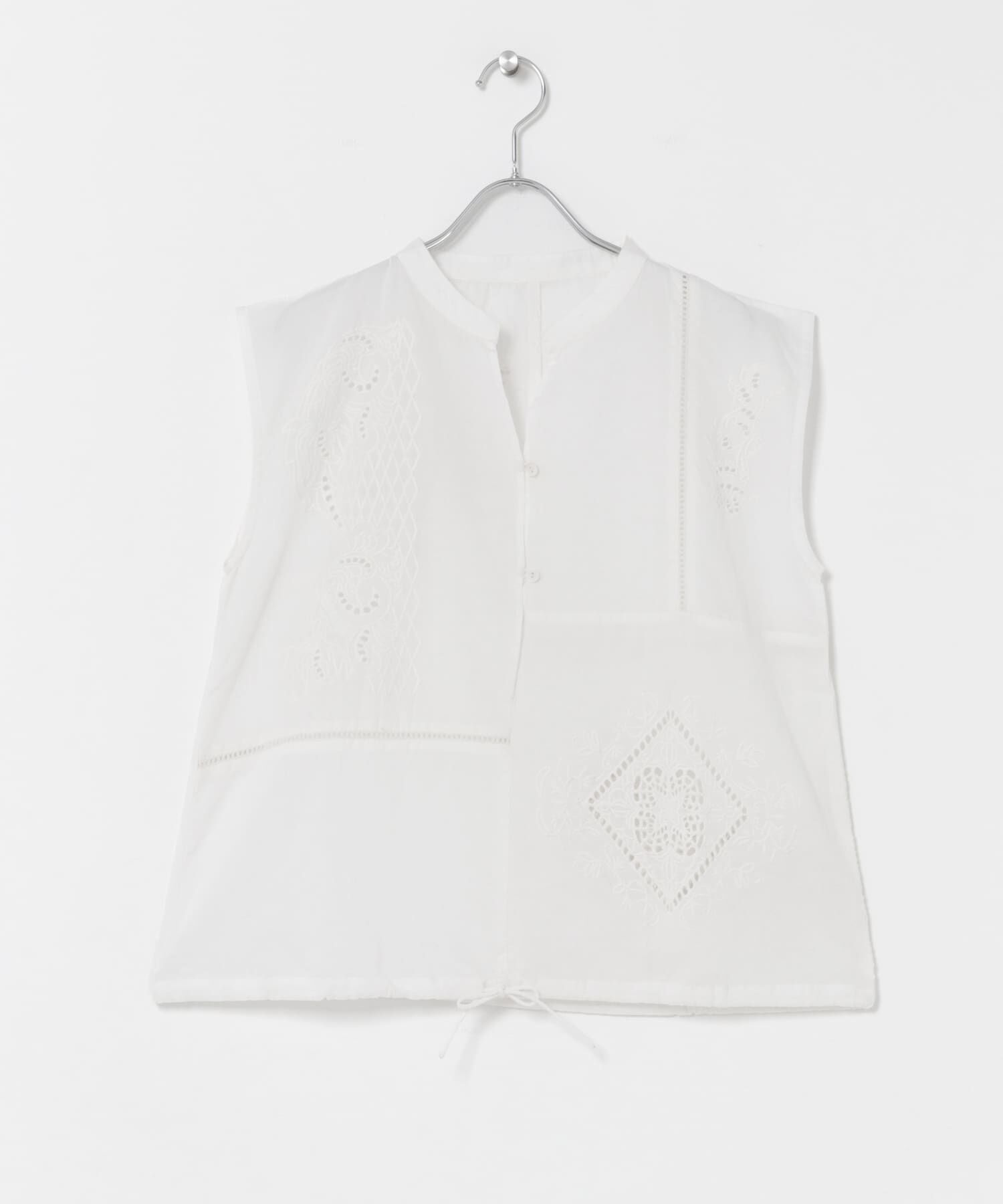 URBAN RESEARCH DOORS「パッチワーク刺繍ブラウス」|シャツ・ブラウス|