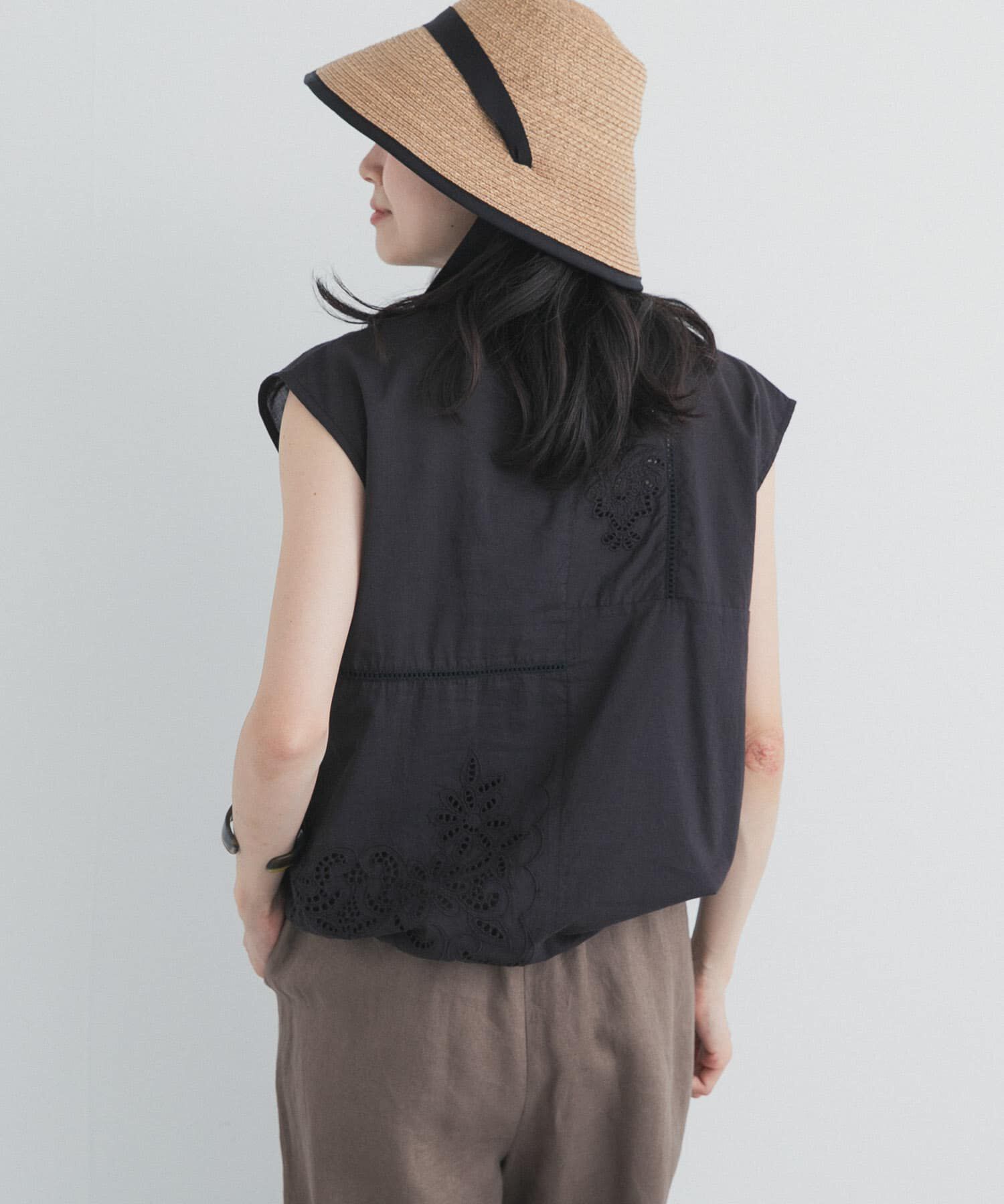 URBAN RESEARCH DOORS「パッチワーク刺繍ブラウス」|シャツ・ブラウス|