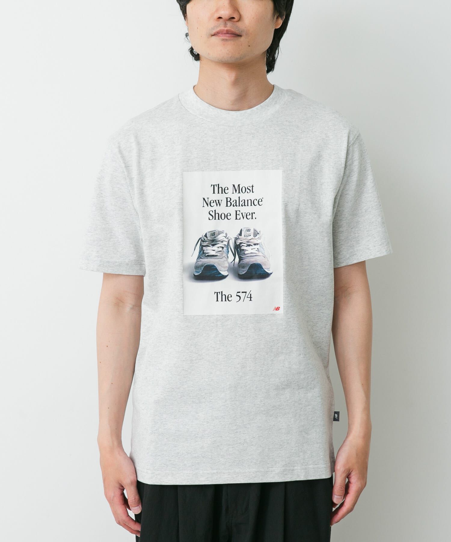 URBAN RESEARCH DOORS「NEW BALANCE　574広告Tシャツ」|Tシャツ・カットソー|グレー