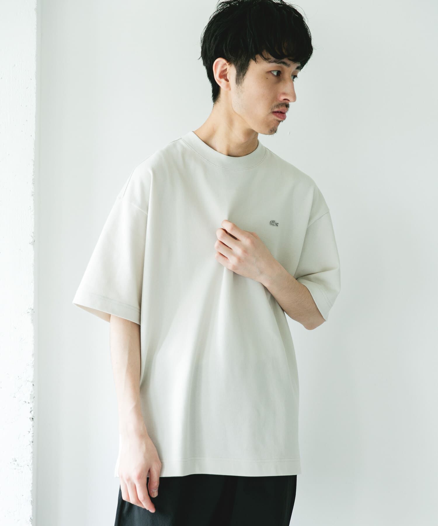 URBAN RESEARCH DOORS「『別注』LACOSTE&times;DOORS　MOSS STITCH SHORT-SLEEVE T-SHIRTS」|Tシャツ・カットソー|