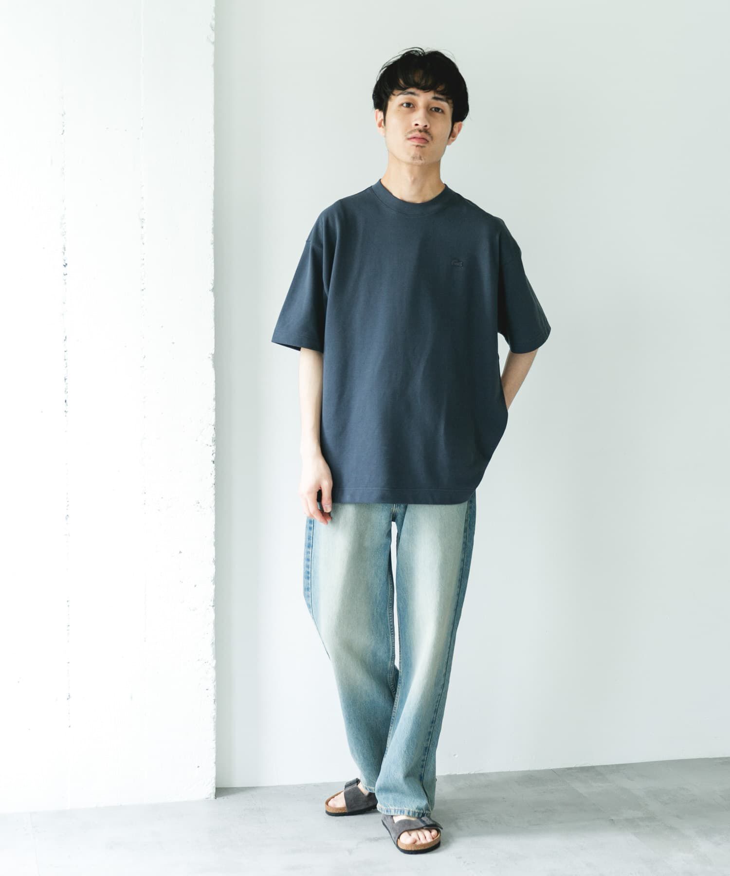 URBAN RESEARCH DOORS「『別注』LACOSTE&times;DOORS　MOSS STITCH SHORT-SLEEVE T-SHIRTS」|Tシャツ・カットソー|
