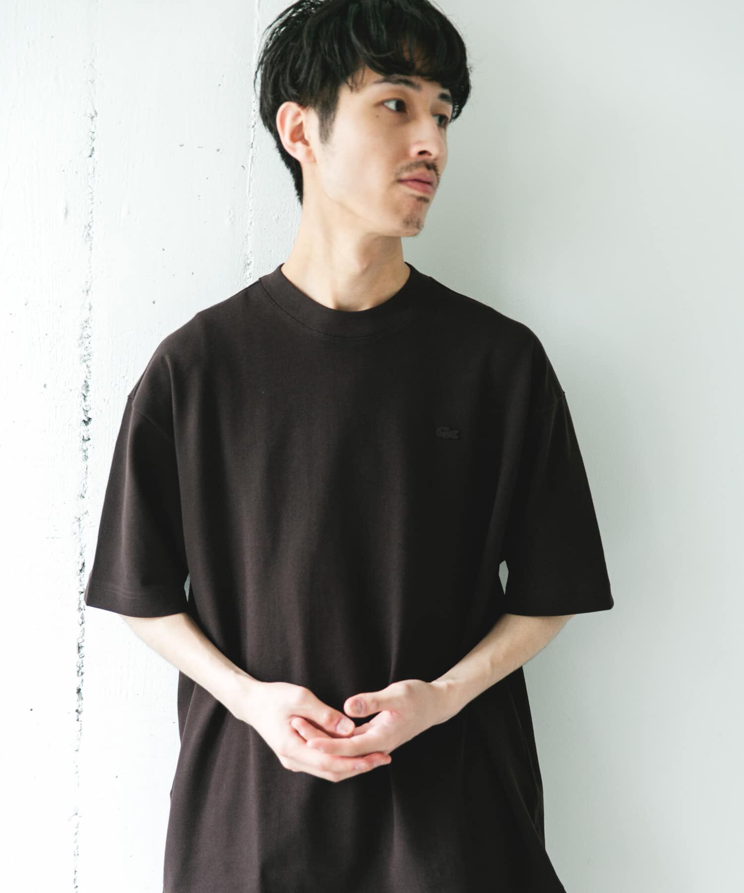 URBAN RESEARCH DOORS「『別注』LACOSTE&times;DOORS　MOSS STITCH SHORT-SLEEVE T-SHIRTS」|Tシャツ・カットソー|
