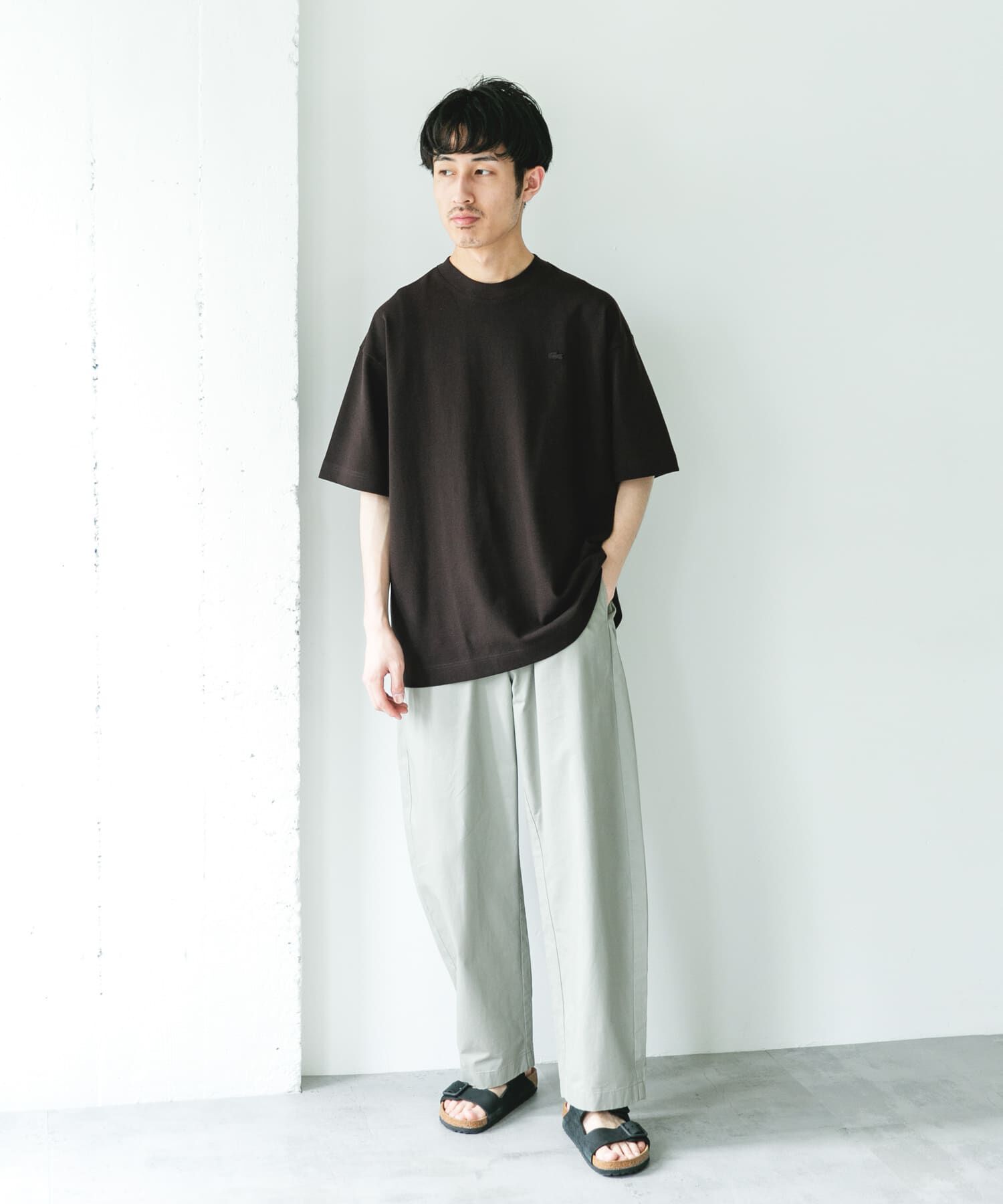 URBAN RESEARCH DOORS「『別注』LACOSTE&times;DOORS　MOSS STITCH SHORT-SLEEVE T-SHIRTS」|Tシャツ・カットソー|