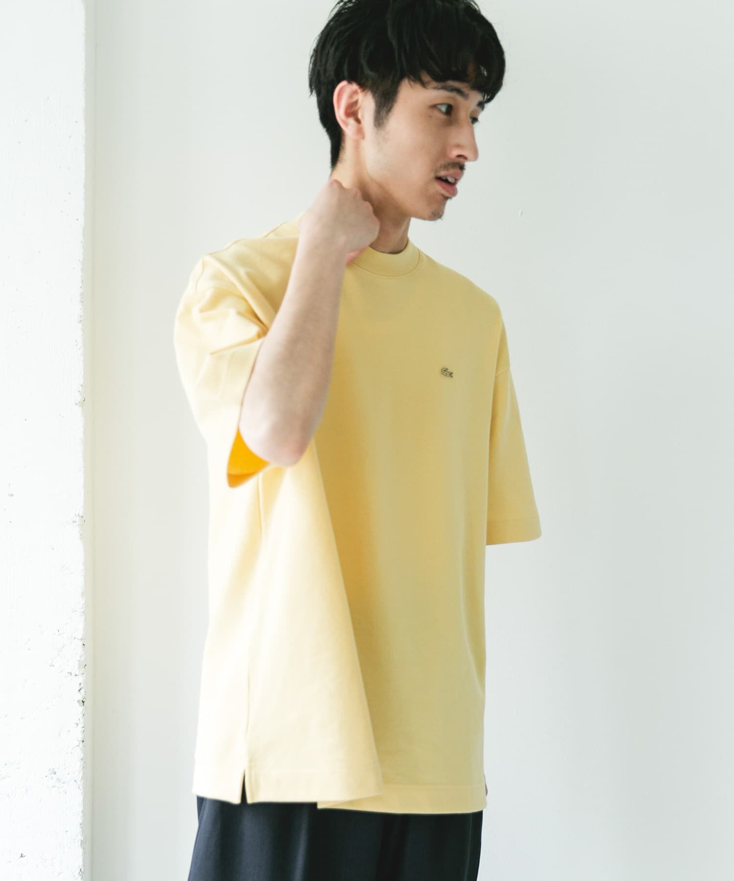 URBAN RESEARCH DOORS「『別注』LACOSTE&times;DOORS　MOSS STITCH SHORT-SLEEVE T-SHIRTS」|Tシャツ・カットソー|