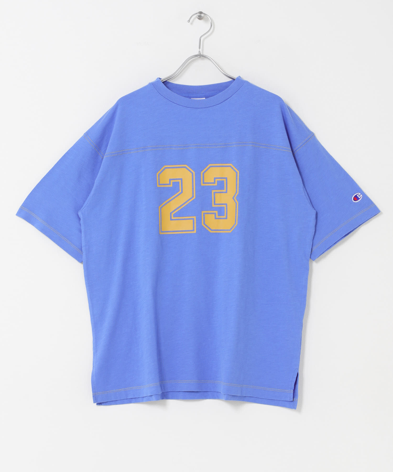 URBAN RESEARCH DOORS「Champion　FOOTBALL T-SHIRTS」|Tシャツ・カットソー|ブルー系その他