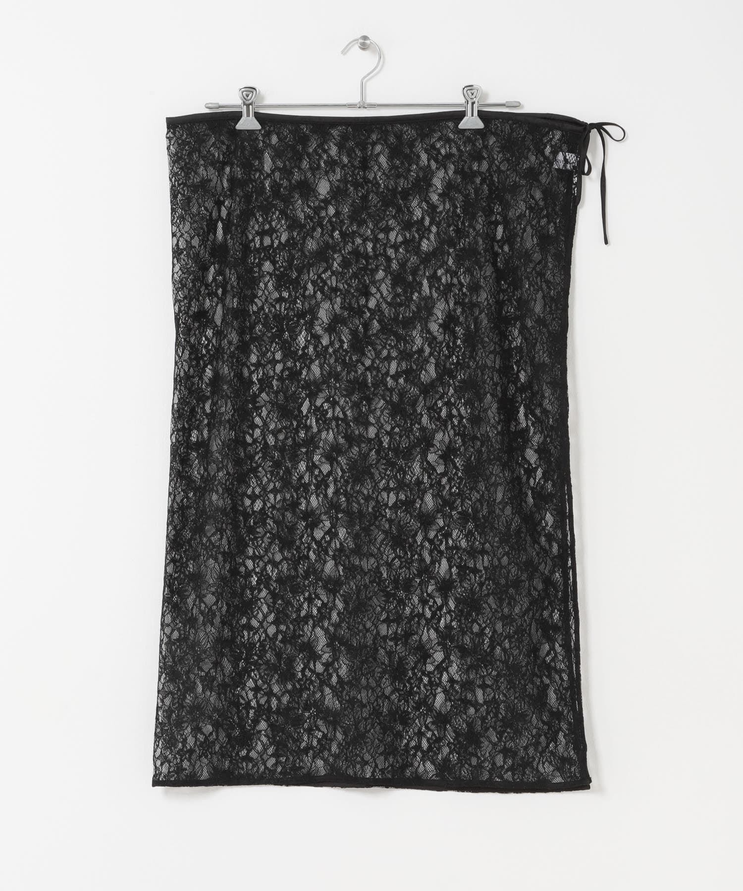 URBAN RESEARCH DOORS「ElisaNovelli　レース巻きスカート」|スカート|ブラック系その他