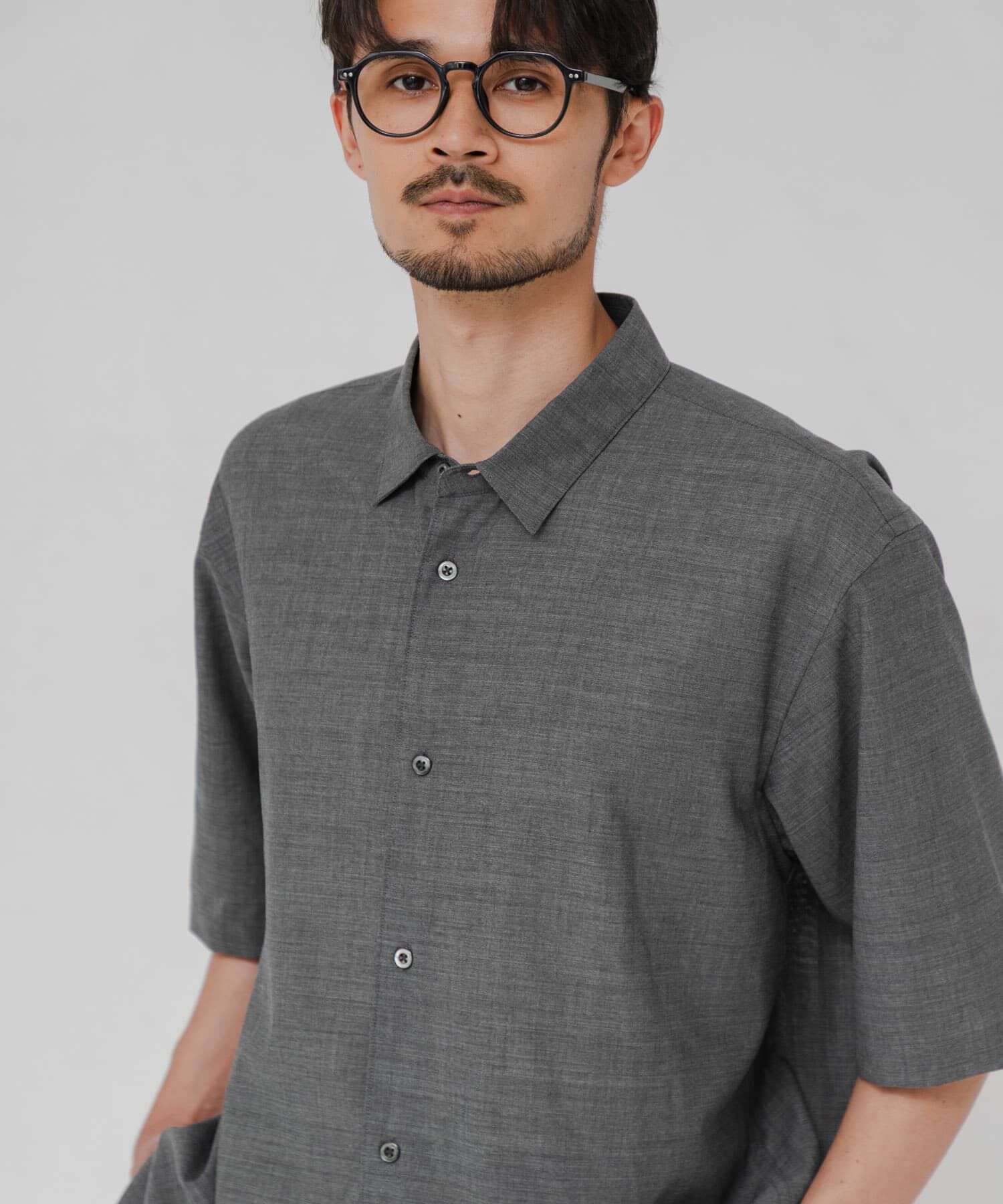 URBAN RESEARCH「『別注』ATON&times;URBAN RESEARCH　WOOL GAUZE SHORT-SLEEVE SHIRTS」|シャツ・ブラウス|