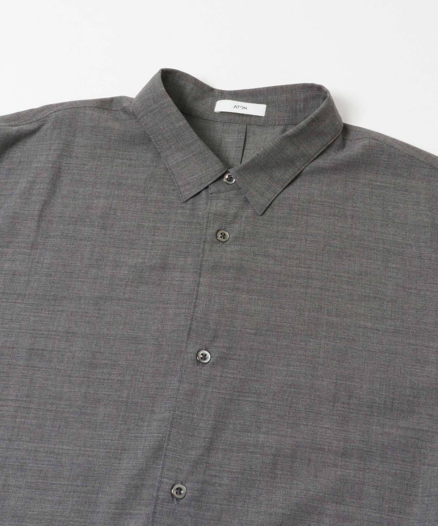 URBAN RESEARCH「『別注』ATON&times;URBAN RESEARCH　WOOL GAUZE SHORT-SLEEVE SHIRTS」|シャツ・ブラウス|