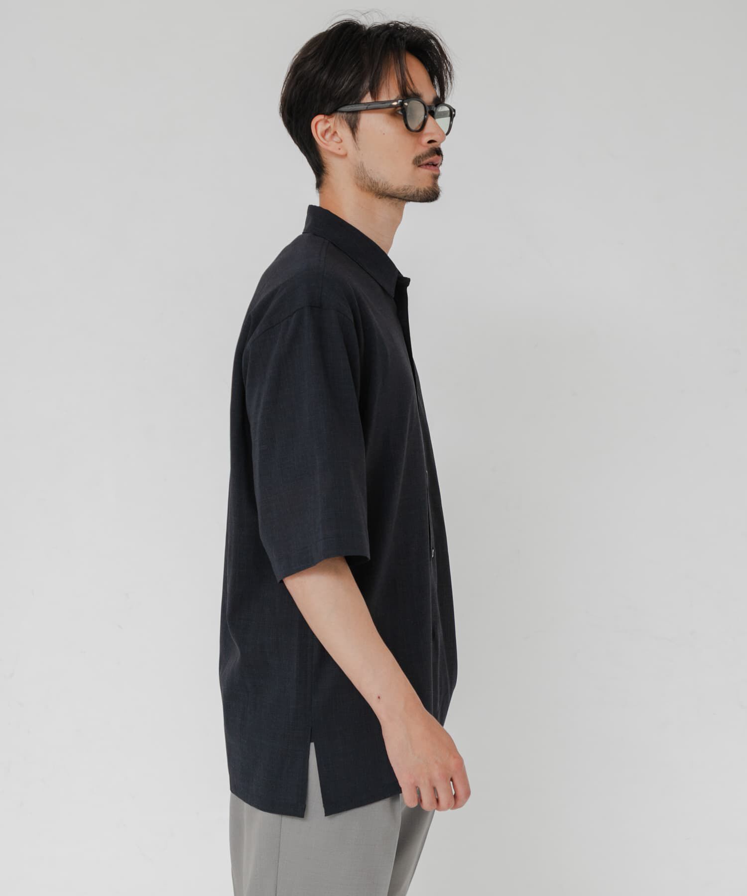 URBAN RESEARCH「『別注』ATON&times;URBAN RESEARCH　WOOL GAUZE SHORT-SLEEVE SHIRTS」|シャツ・ブラウス|