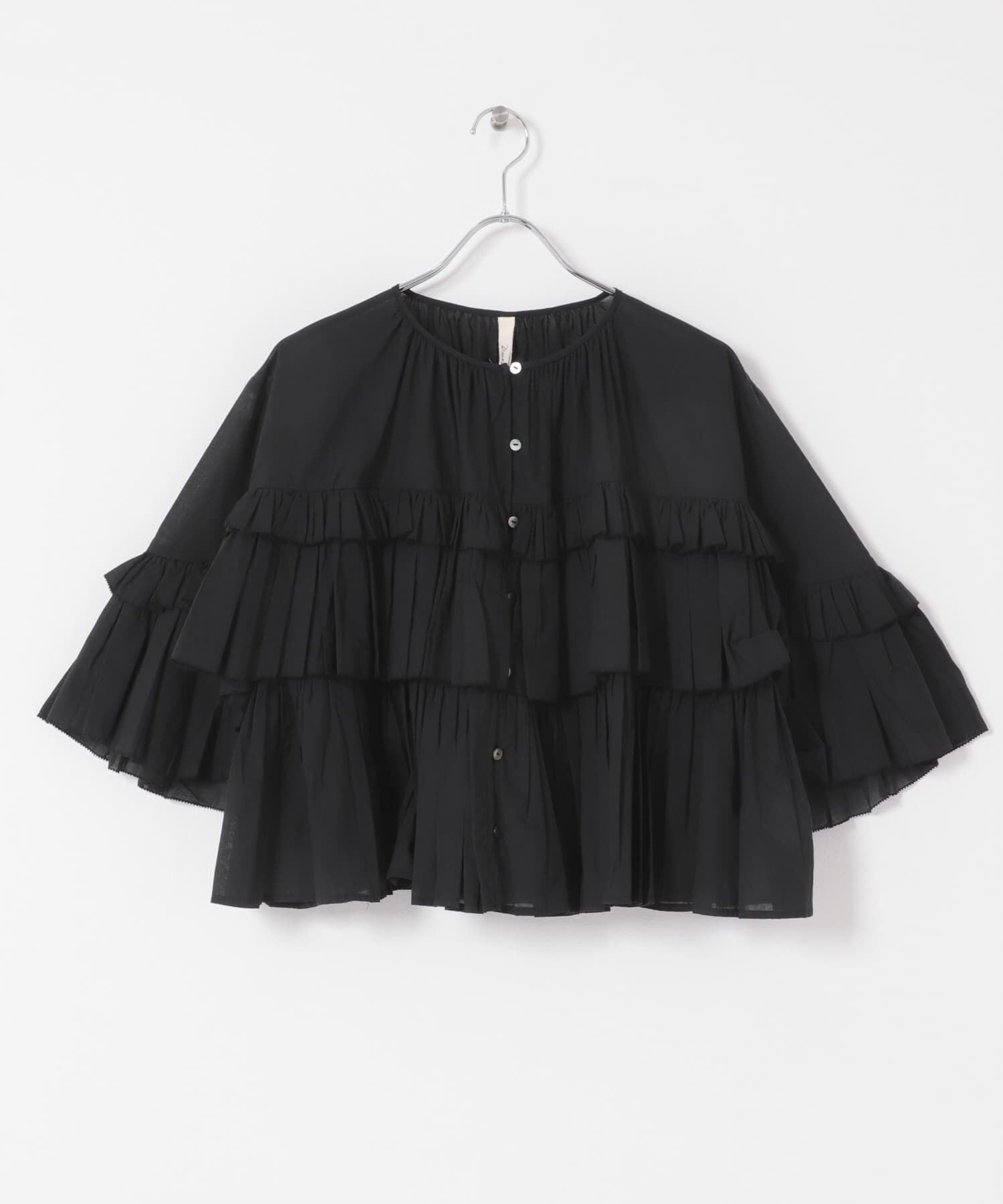 URBAN RESEARCH DOORS「Cotton Frill Blouse」|シャツ・ブラウス|