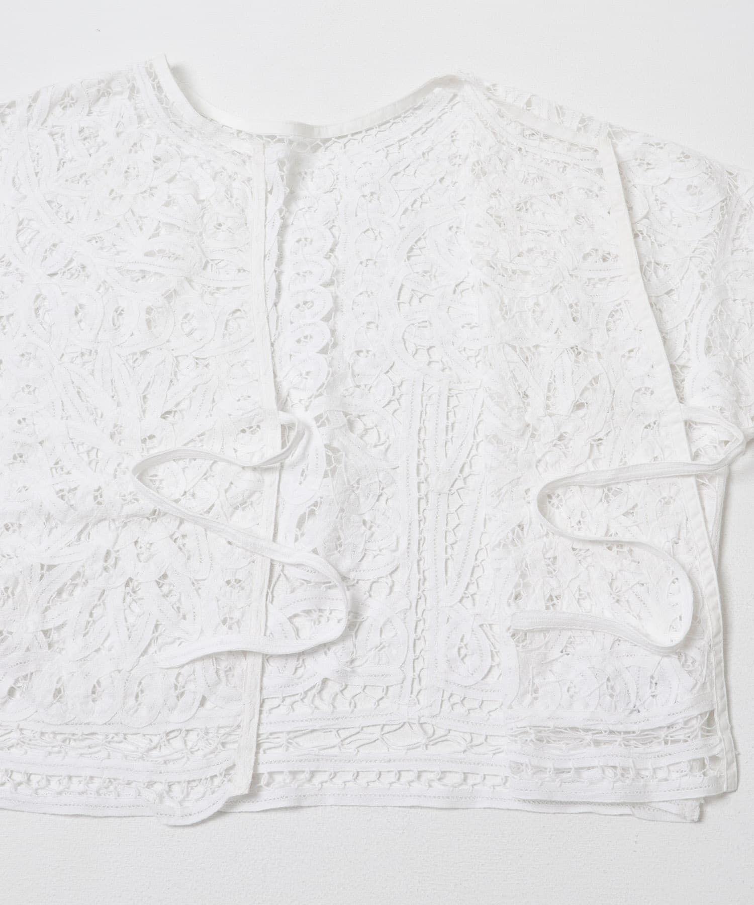 URBAN RESEARCH DOORS「Batten Lace Cotton Blouse」|シャツ・ブラウス|