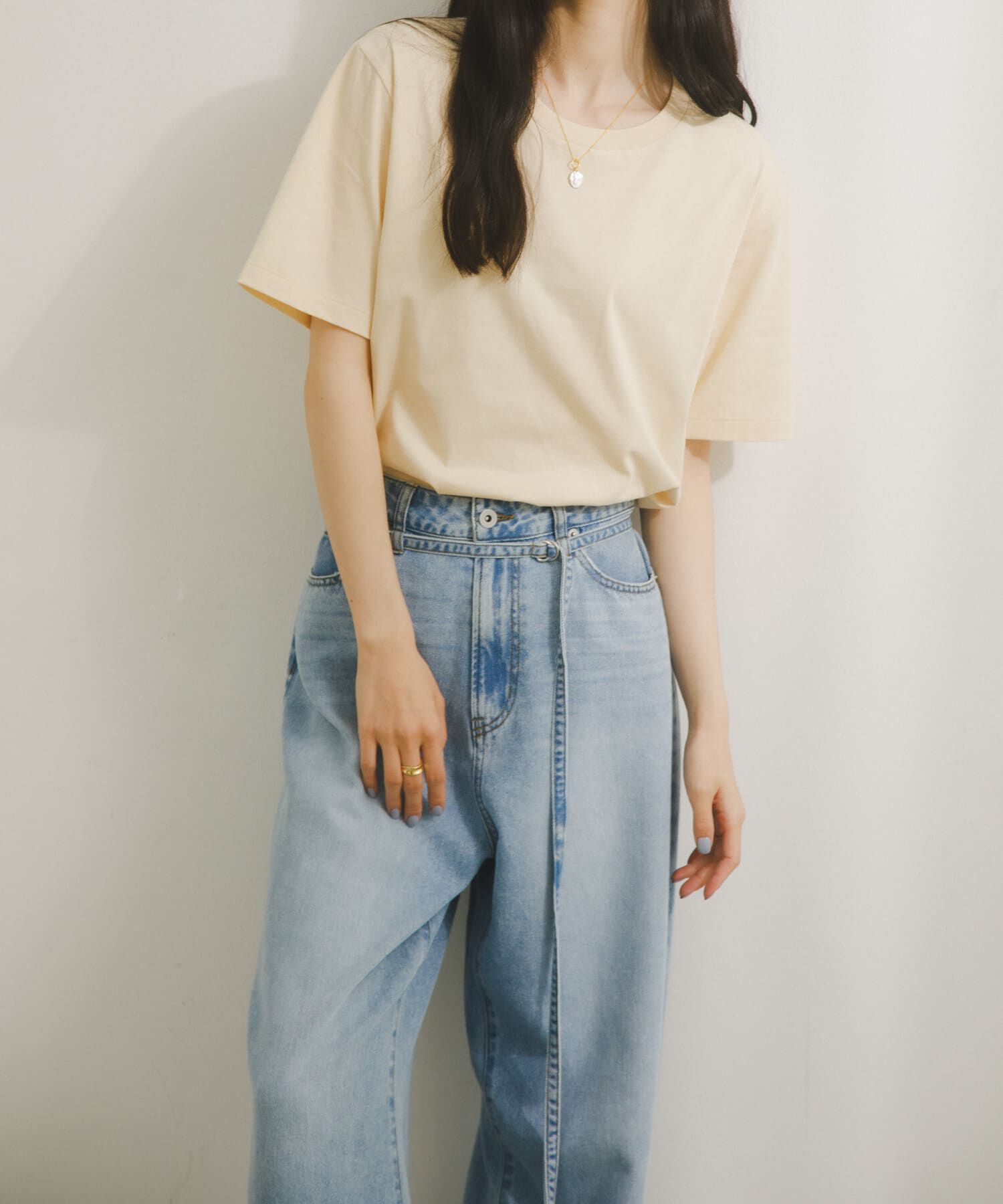 URBAN RESEARCH DOORS「Belted Light Denim」|デニム|