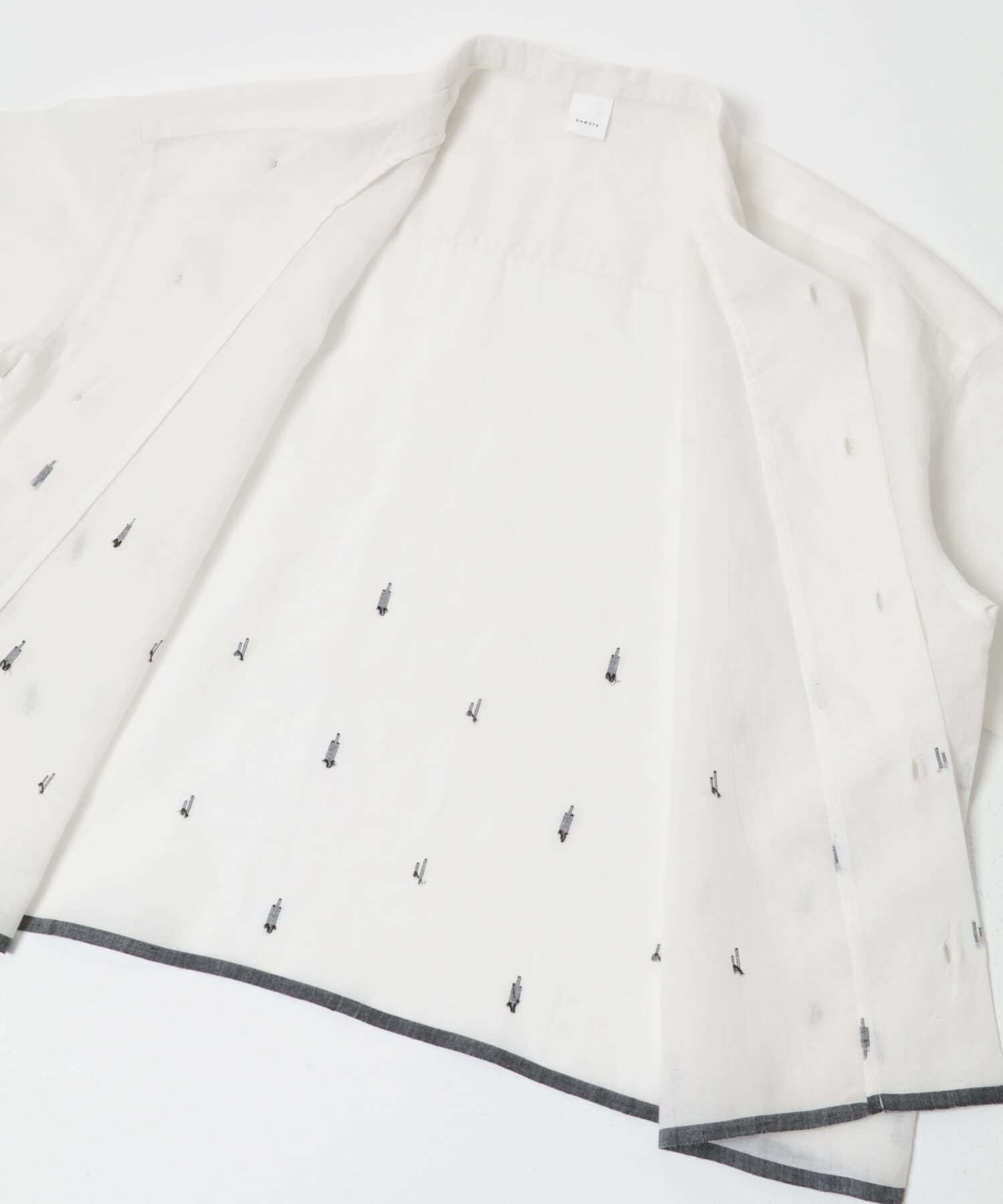 かぐれ「ジャムダニオープンカラーシャツ」|シャツ・ブラウス|