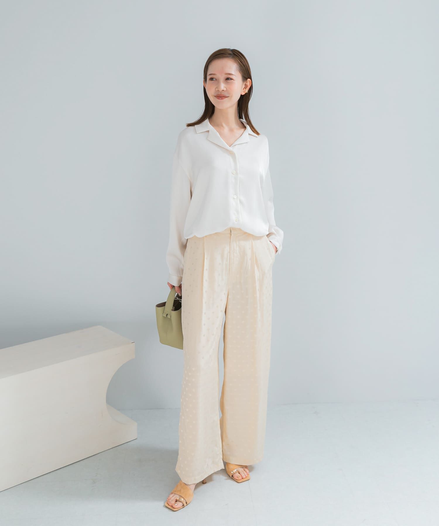 URBAN RESEARCH ROSSO「サテンドットパンツ」|その他|