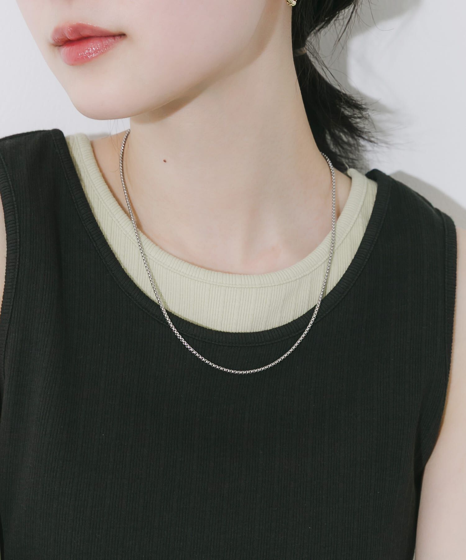 SMELLY「ステンレスベネチアンチェーンネックレス」|ネックレス|