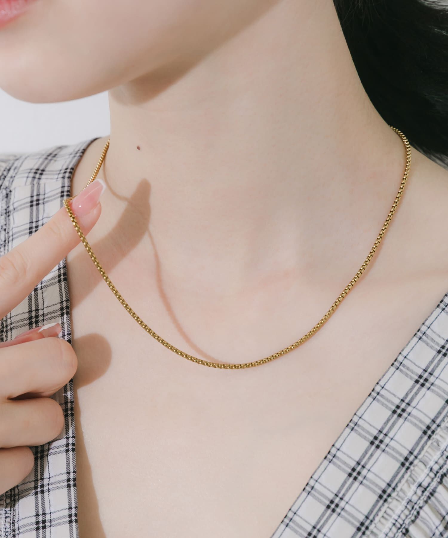 SMELLY「ステンレスベネチアンチェーンネックレス」|ネックレス|