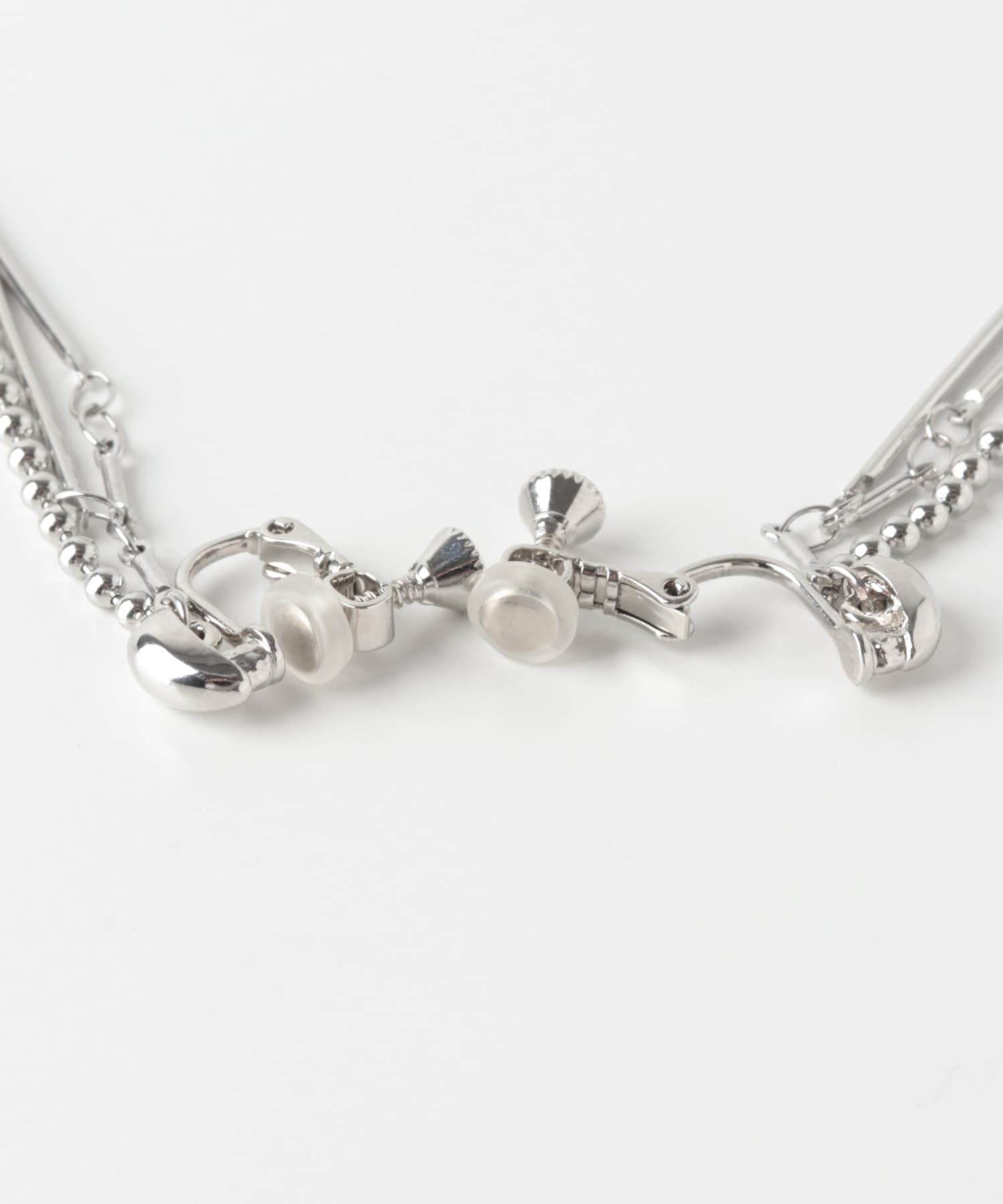 SMELLY「ダブルチェーンイヤリング」|イヤリング|