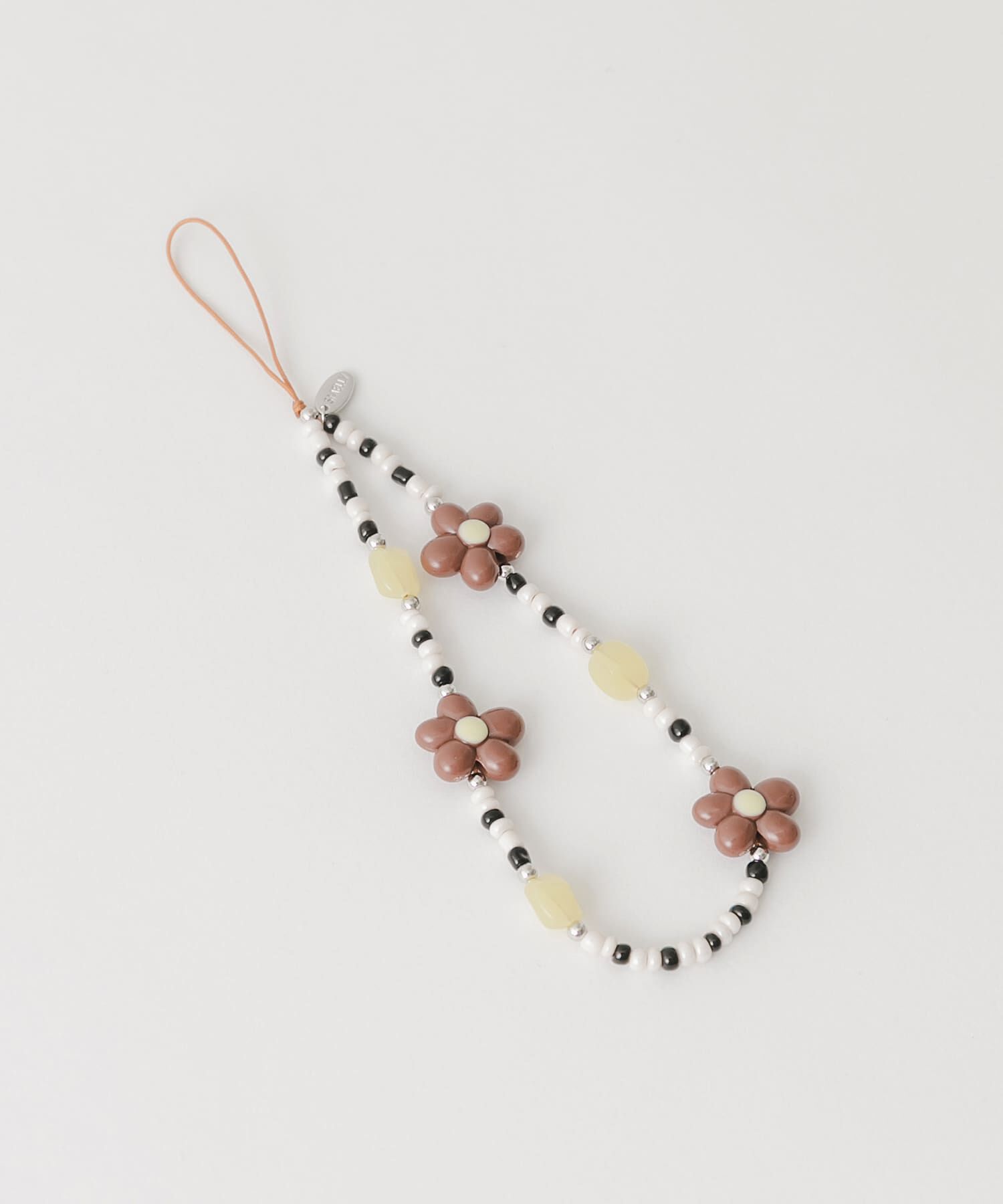 SMELLY「フラワービーズストラップ」|チャーム・キーホルダー|