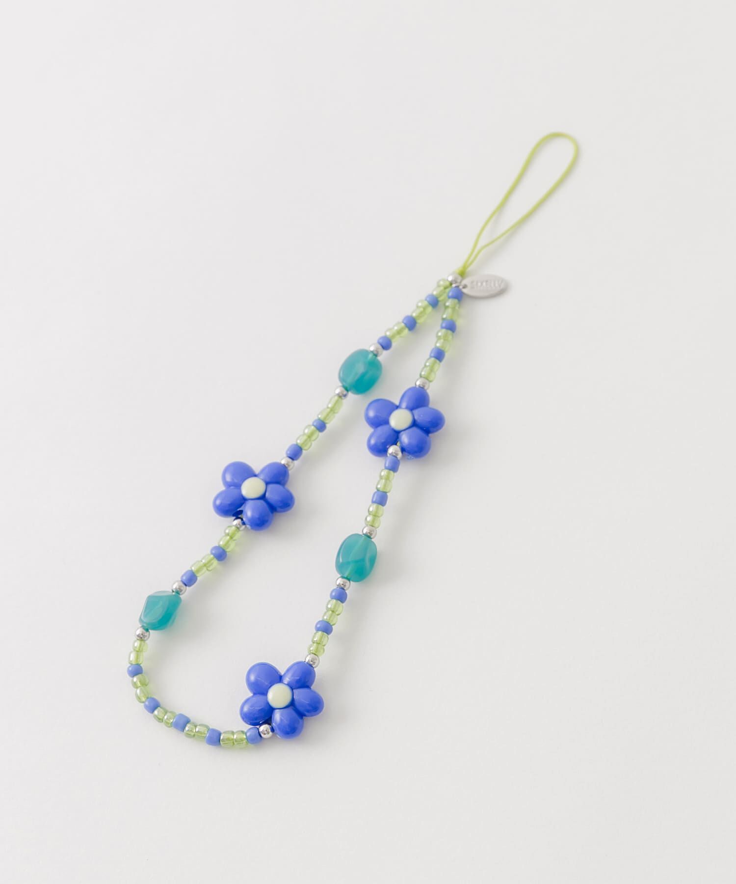 SMELLY「フラワービーズストラップ」|チャーム・キーホルダー|