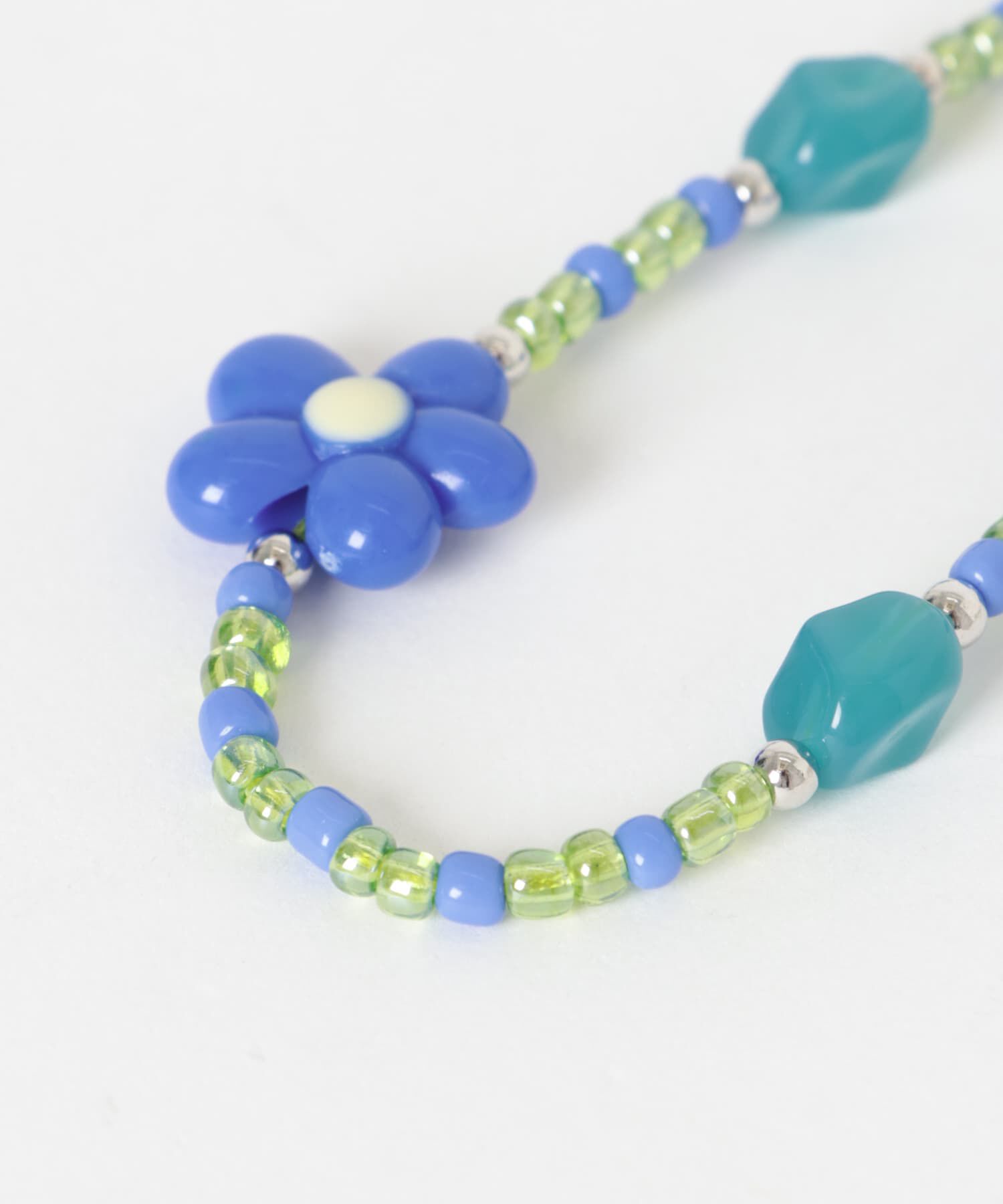 SMELLY「フラワービーズストラップ」|チャーム・キーホルダー|