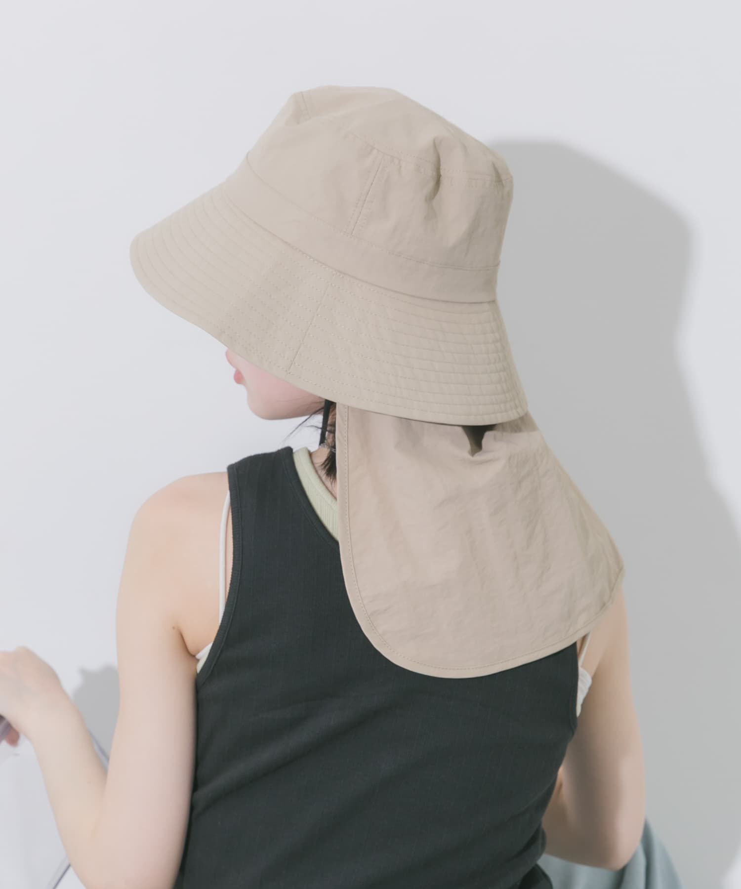 SMELLY「『撥水/UVカット』サンシェードバケットハット」|ハット|