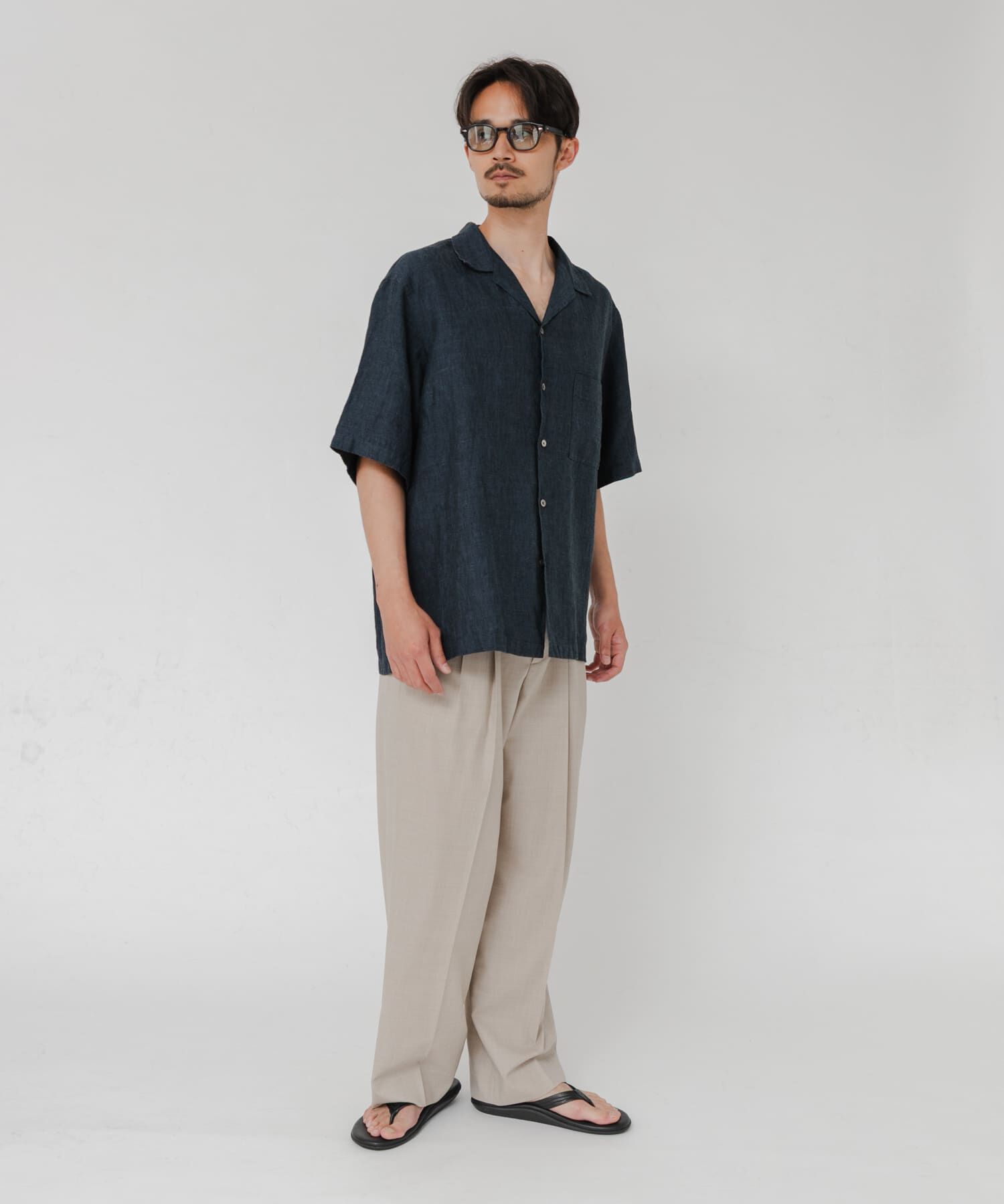 URBAN RESEARCH「LINEN CHAMBRAY O/C SHIRTS」|シャツ・ブラウス|