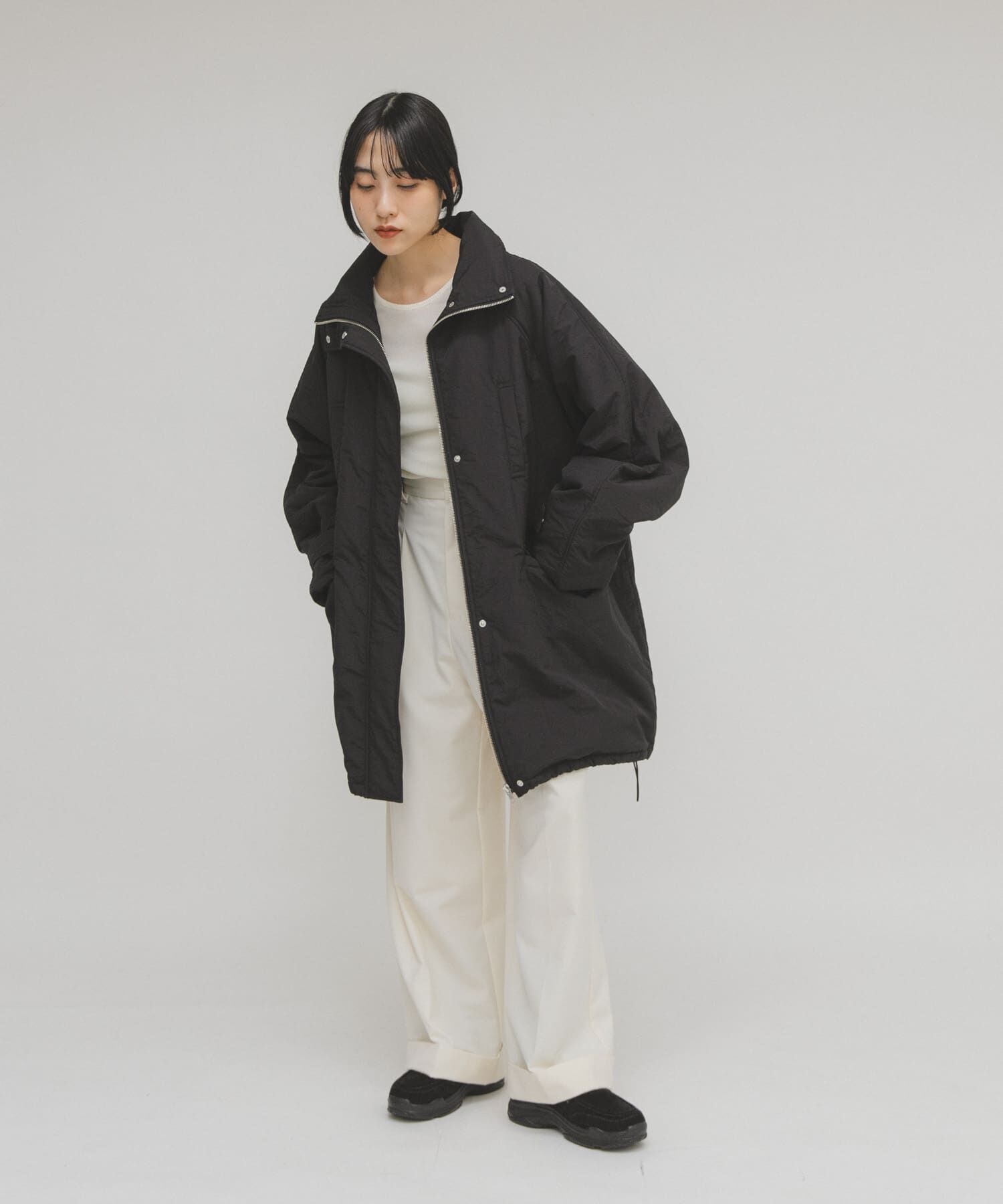  「モンスターパテッドミドルコート」|ダウン|