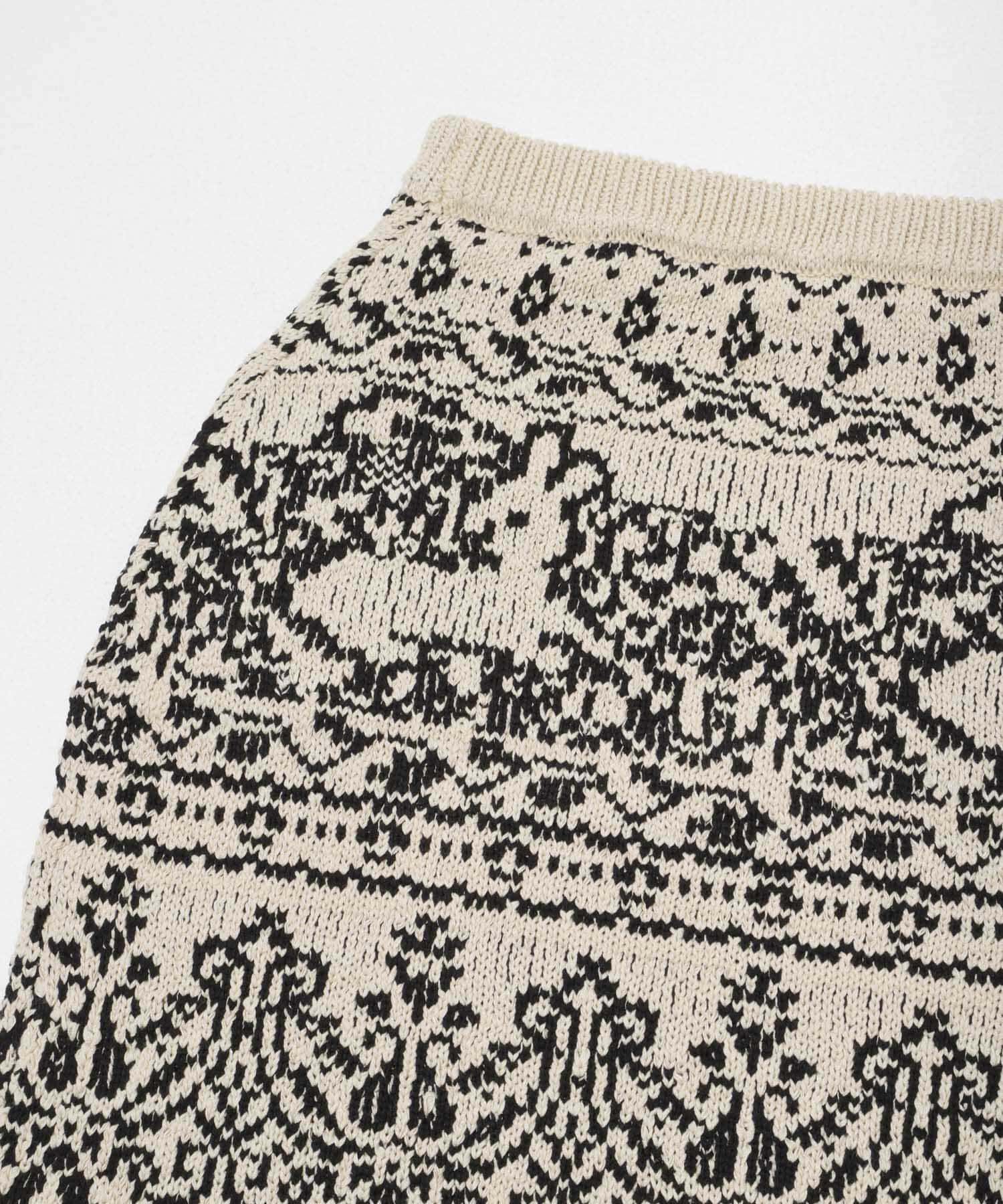  「ジャガードニットスカート」|スカート|