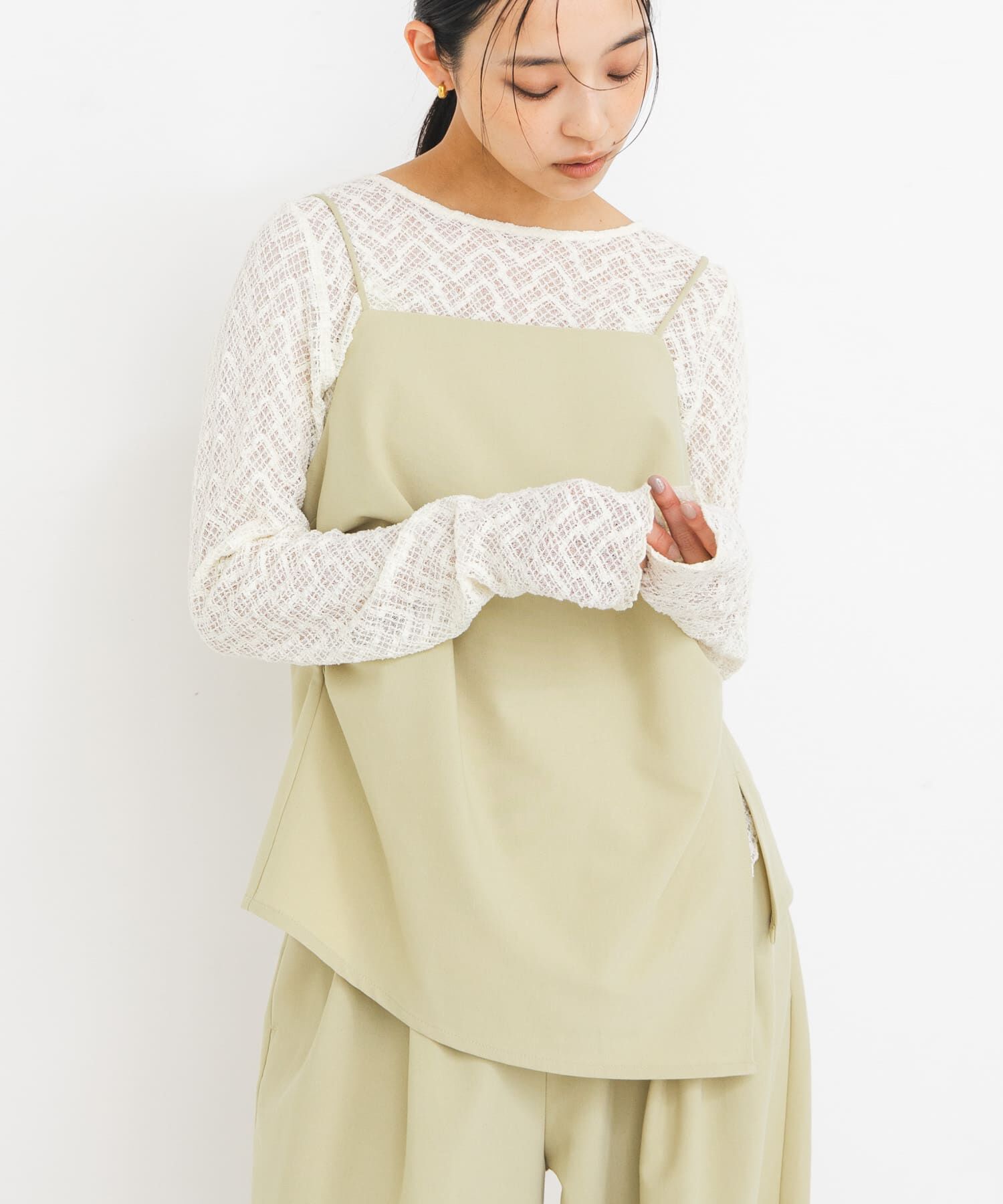  「シュリンクレーストップス」|Tシャツ・カットソー|