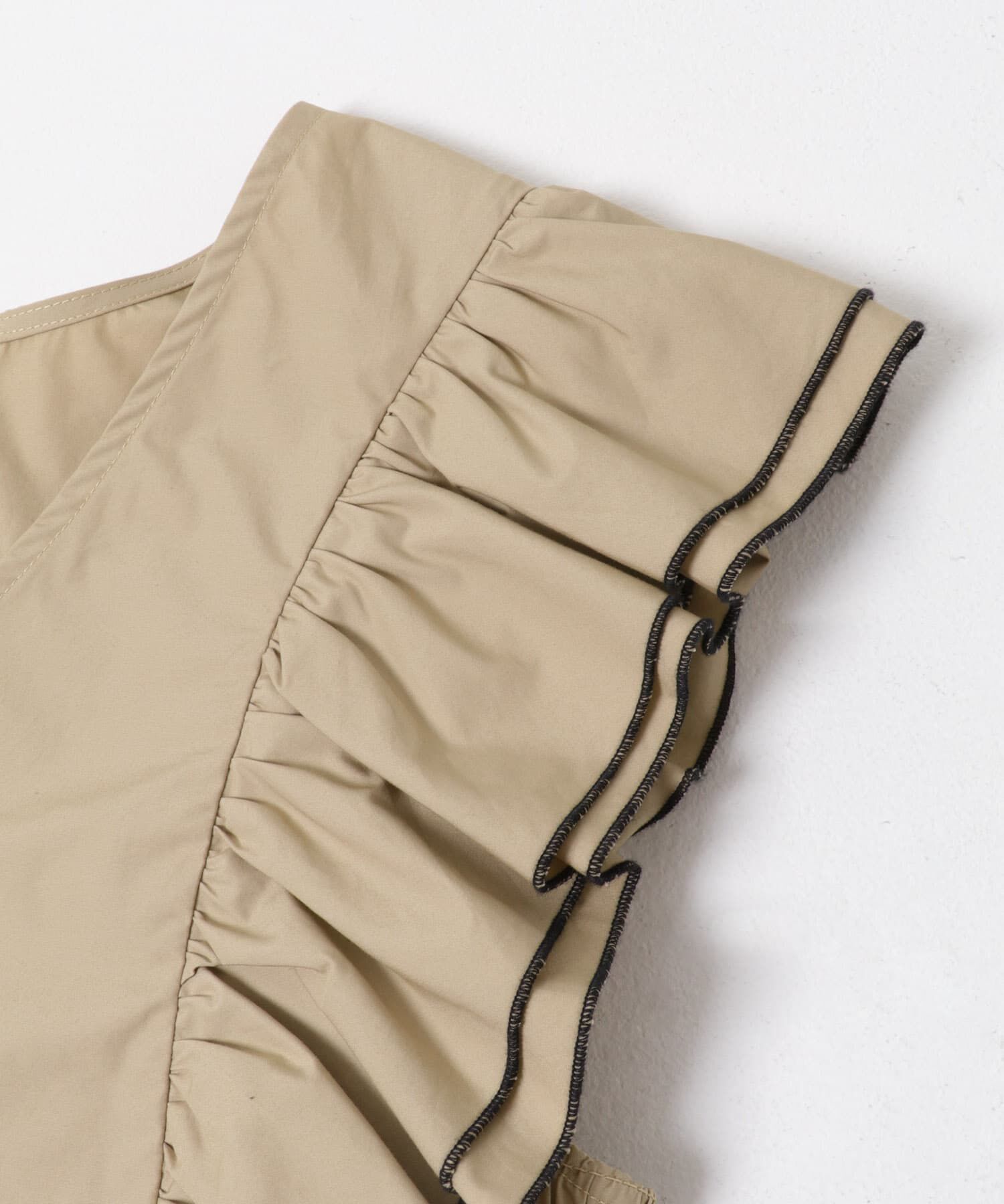  「2WAYバイカラーフリルブラウス」|シャツ・ブラウス|