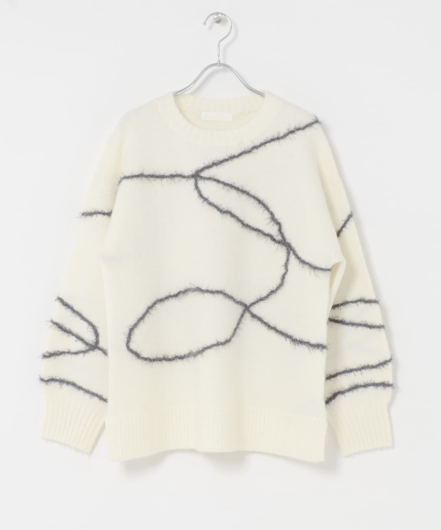 SENSE OF PLACE by URBAN RESEARCH「シャギーラインルーズニット」|ニット・セーター|