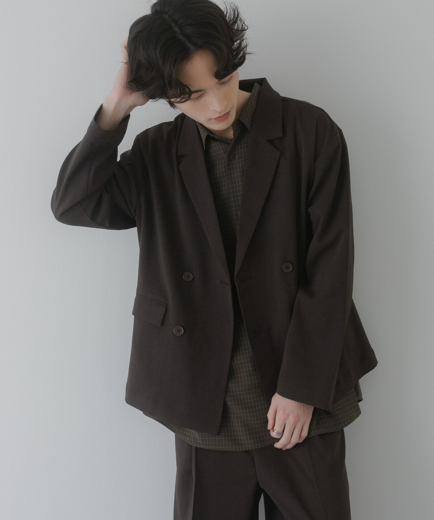 SENSE OF PLACE by URBAN RESEARCH「『イージーケア/速乾』リネンライクダブルテーラードジャケット」|その他|