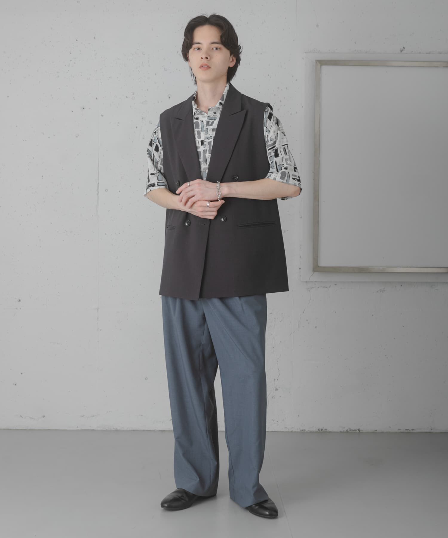 SENSE OF PLACE by URBAN RESEARCH「ダブルテーラードベスト」|ダウンベスト・ベスト|