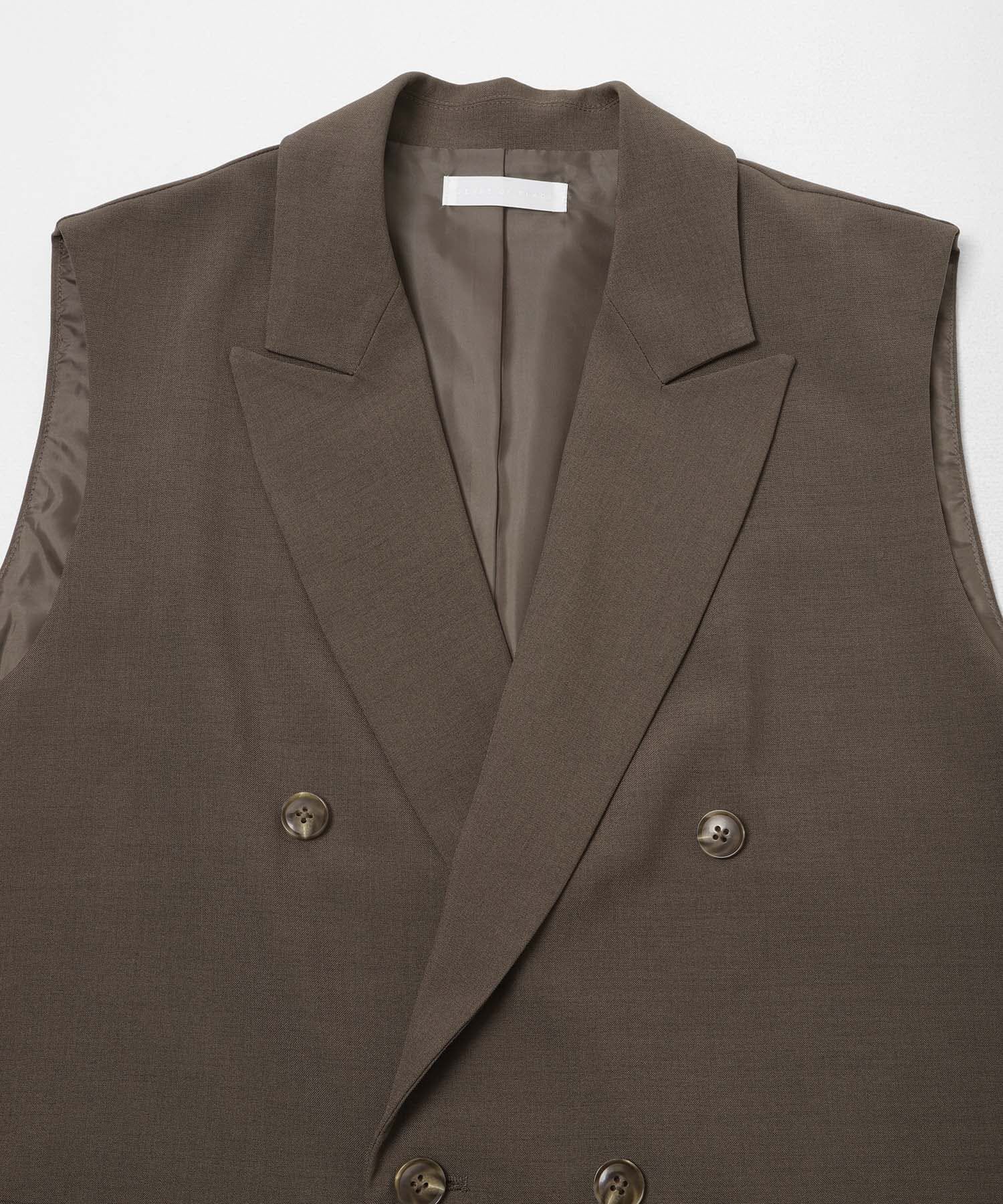 SENSE OF PLACE by URBAN RESEARCH「ダブルテーラードベスト」|ダウンベスト・ベスト|