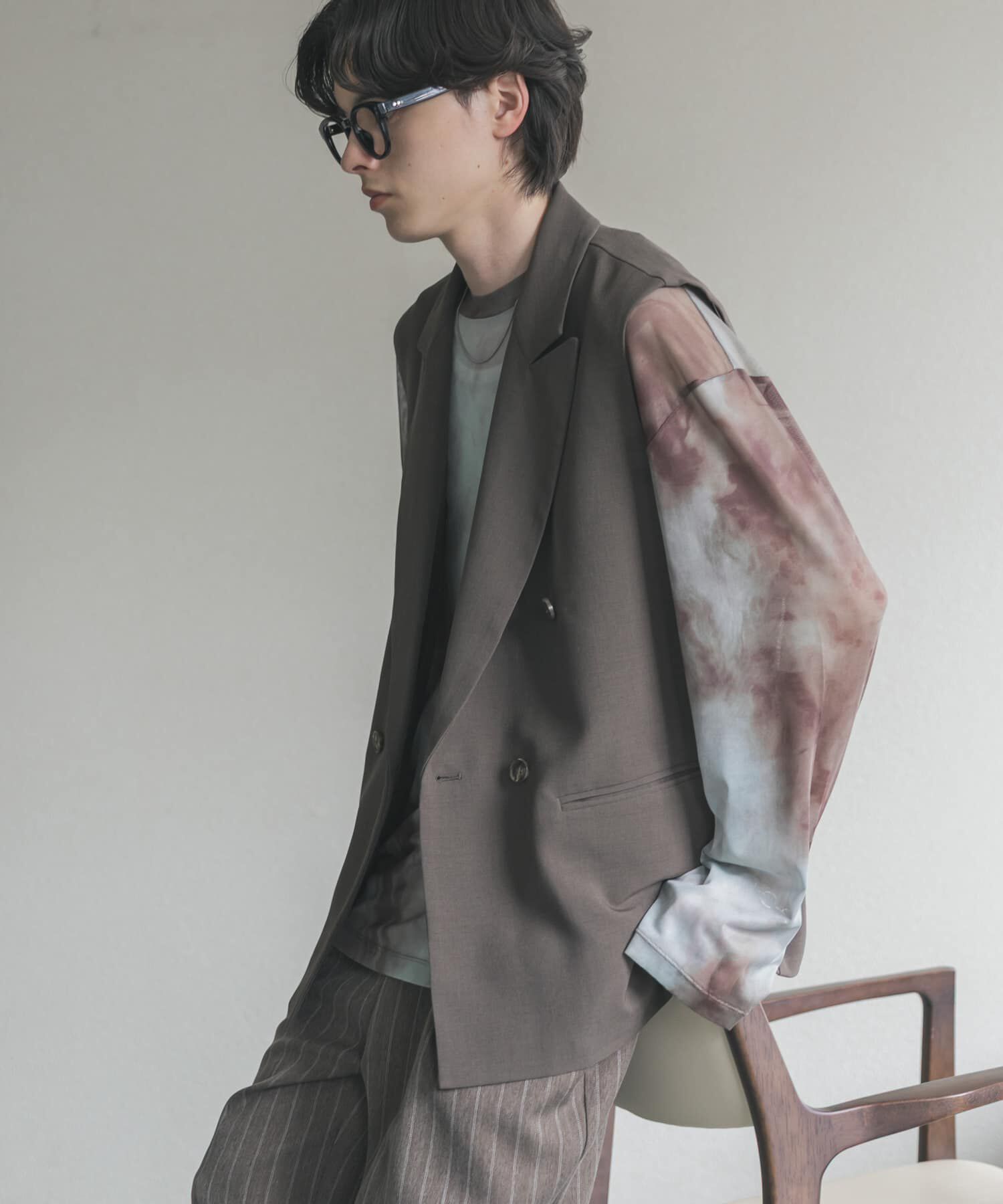 SENSE OF PLACE by URBAN RESEARCH「ダブルテーラードベスト」|ダウンベスト・ベスト|