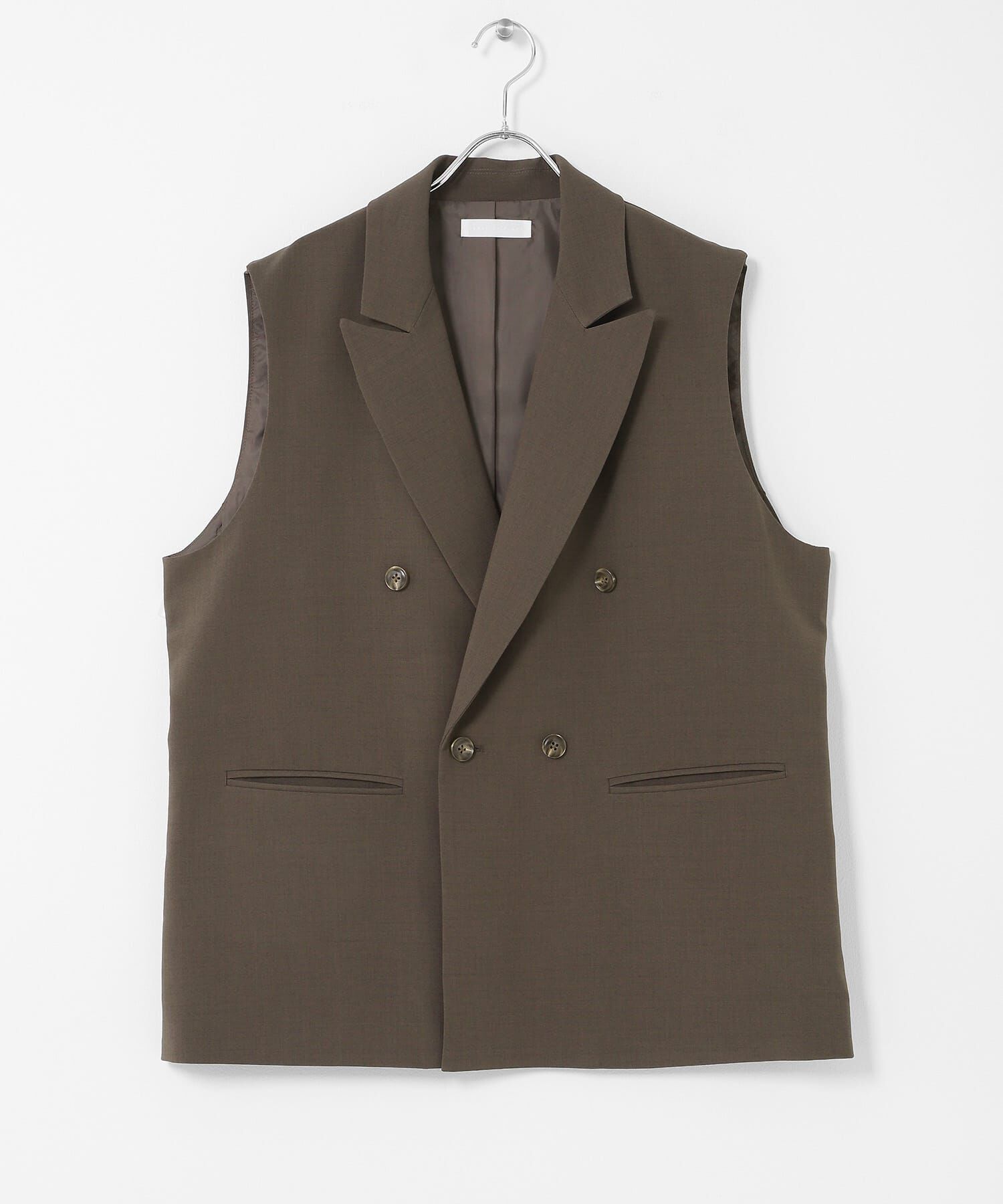 SENSE OF PLACE by URBAN RESEARCH「ダブルテーラードベスト」|ダウンベスト・ベスト|