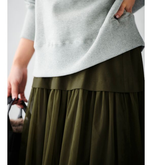 le.coeur blanc「チュールキリカエスカート」|スカート|