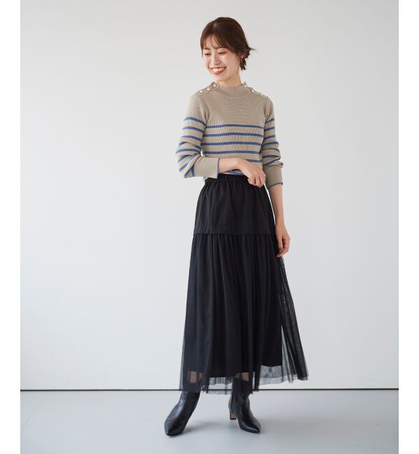 le.coeur blanc「チュールキリカエスカート」|スカート|