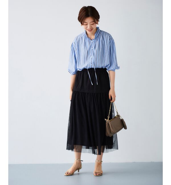 le.coeur blanc「チュールキリカエスカート」|スカート|