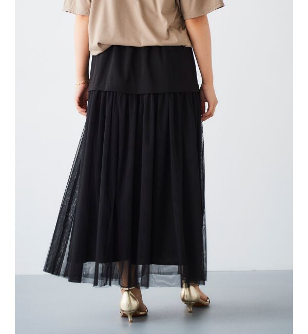 le.coeur blanc「チュールキリカエスカート」|スカート|