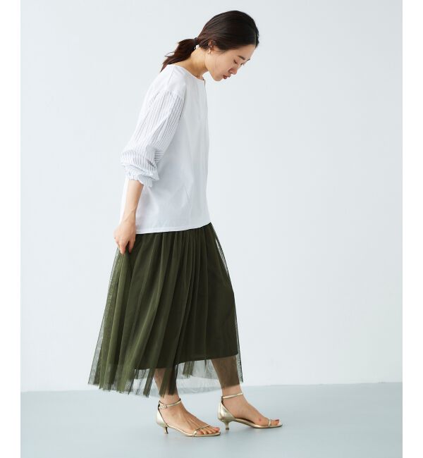 le.coeur blanc「チュールキリカエスカート」|スカート|