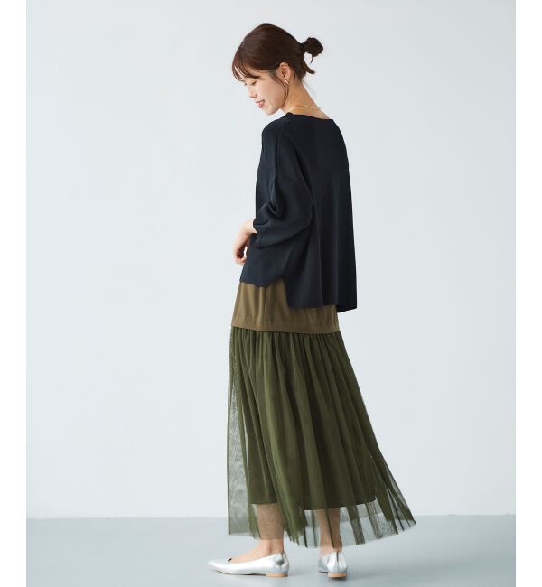 le.coeur blanc「チュールキリカエスカート」|スカート|